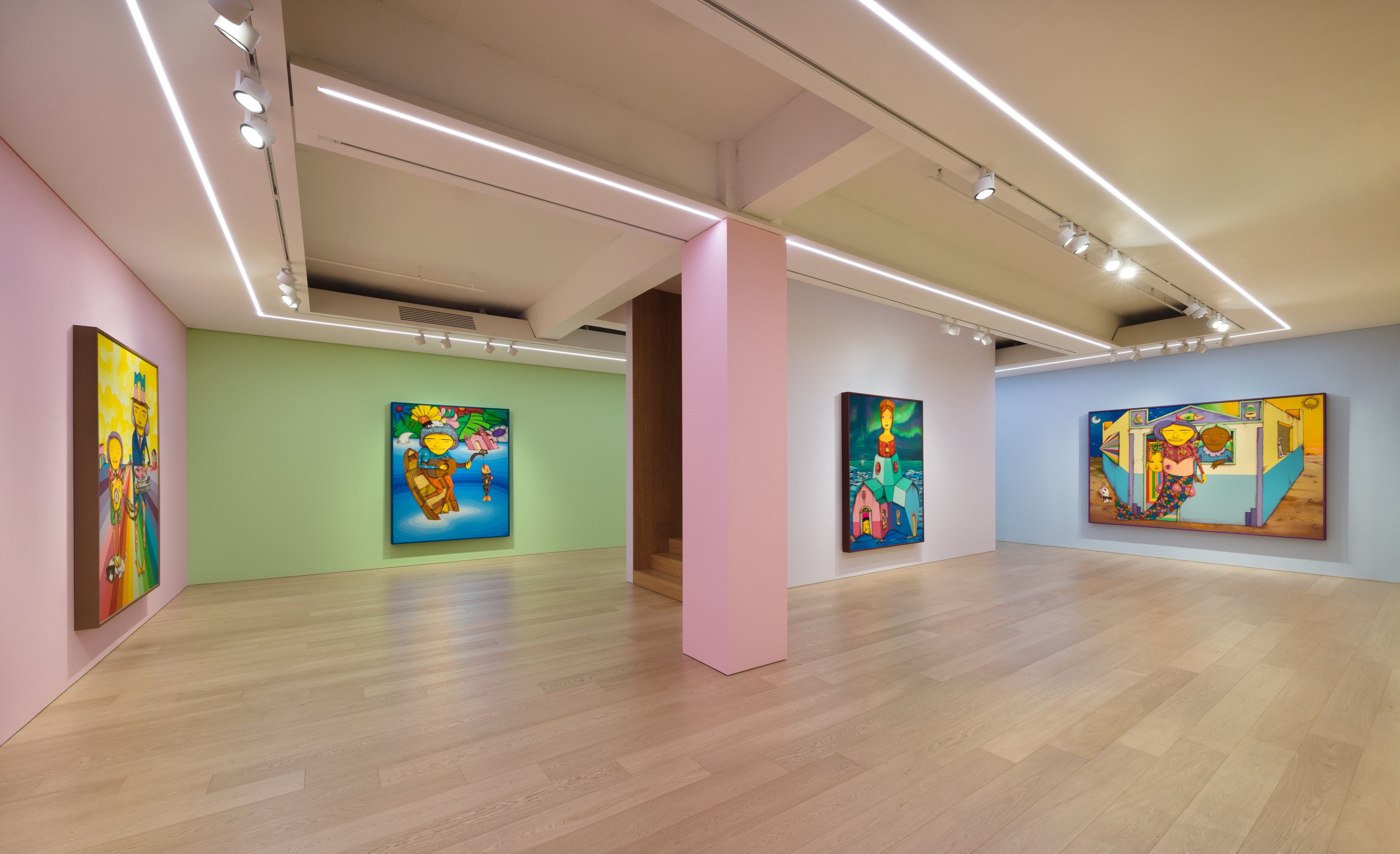 Installation view of OSGEMEOS at Lehmann Maupin Seoul