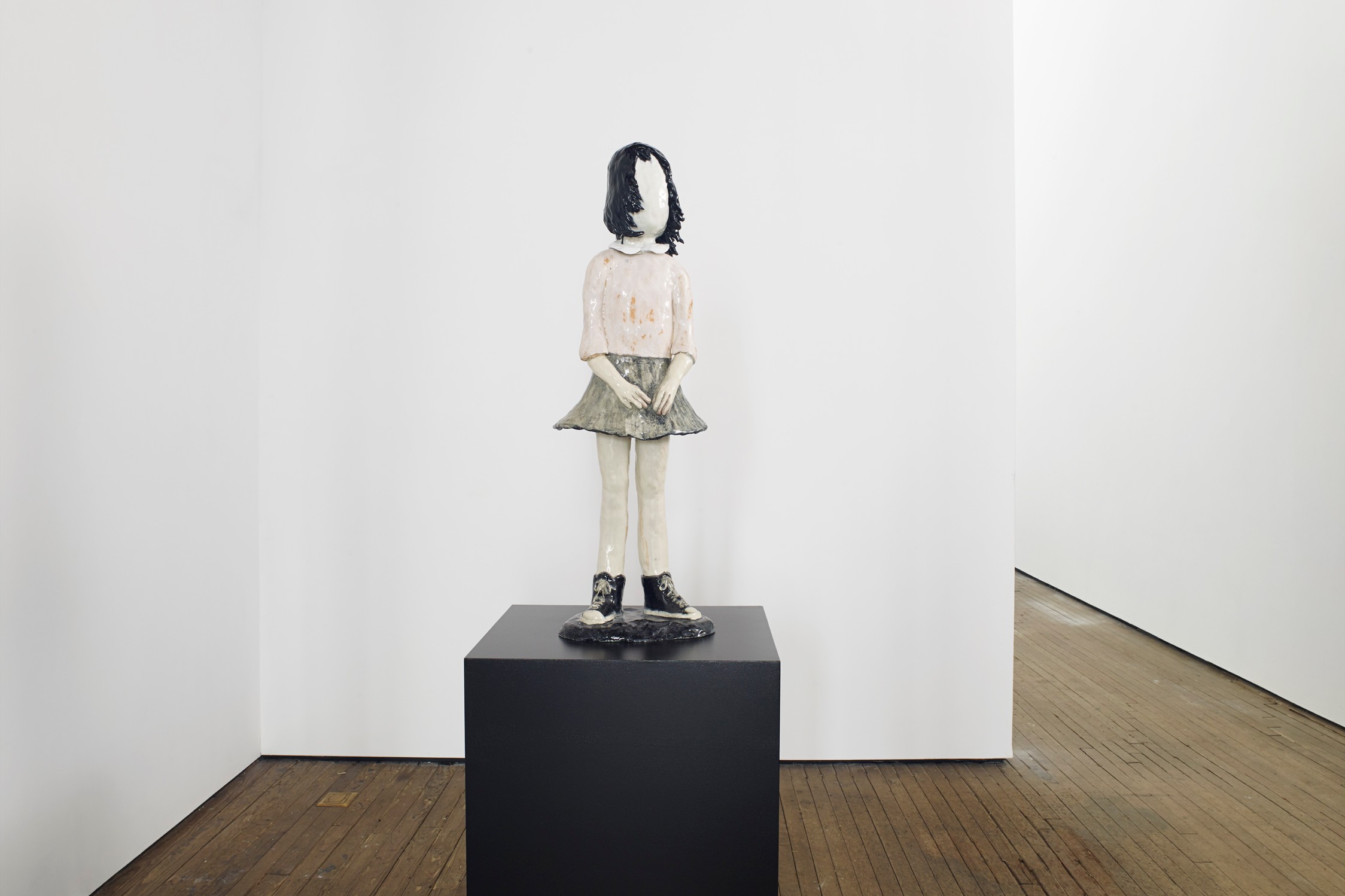 Installation view of Big Girl Now at Lehmann Maupin New York