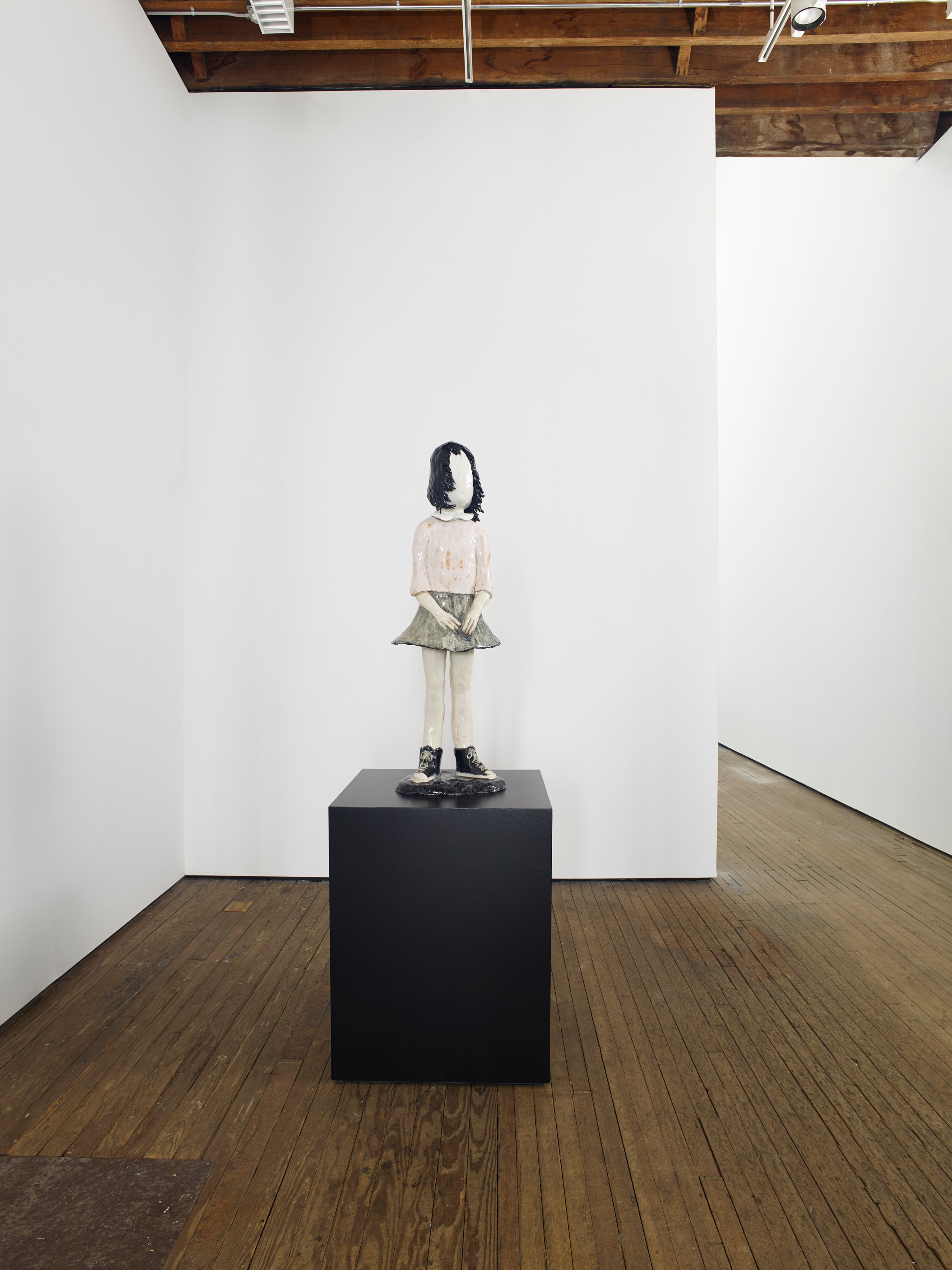 Installation view of Big Girl Now at Lehmann Maupin New York