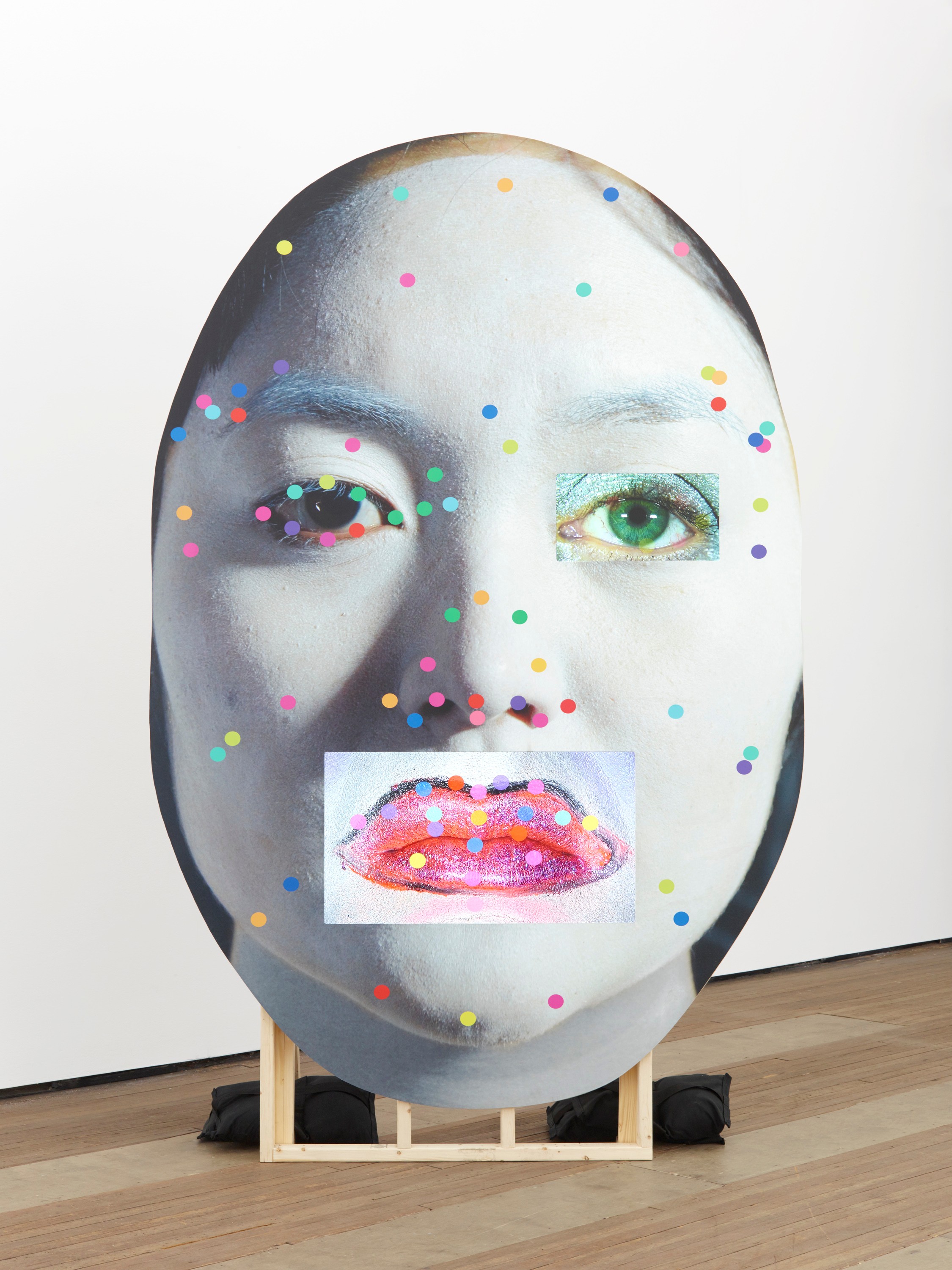 Sculpture & Video Panel by Tony Oursler
