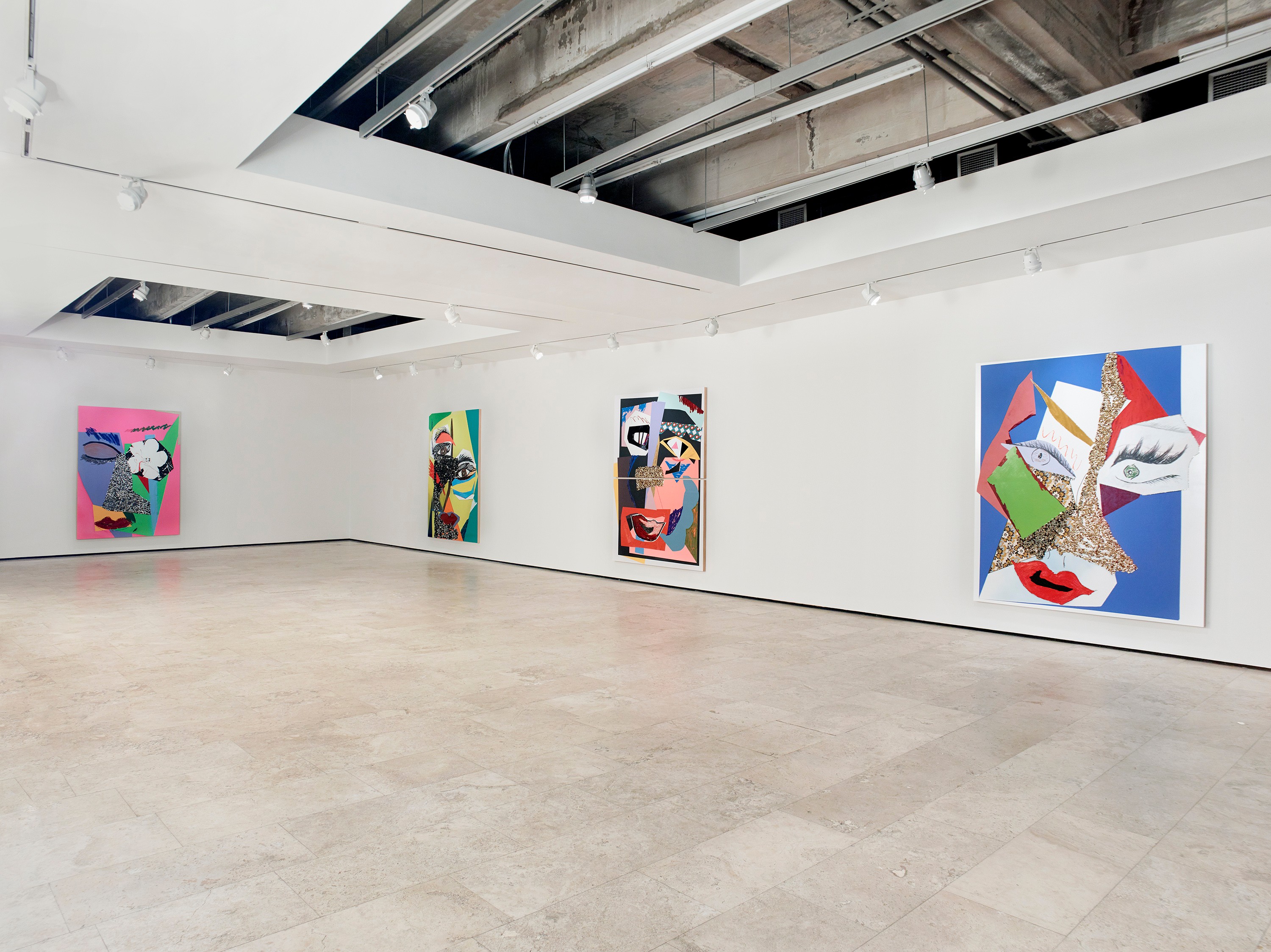 Installation view of Tête de Femme at Lehmann Maupin New York