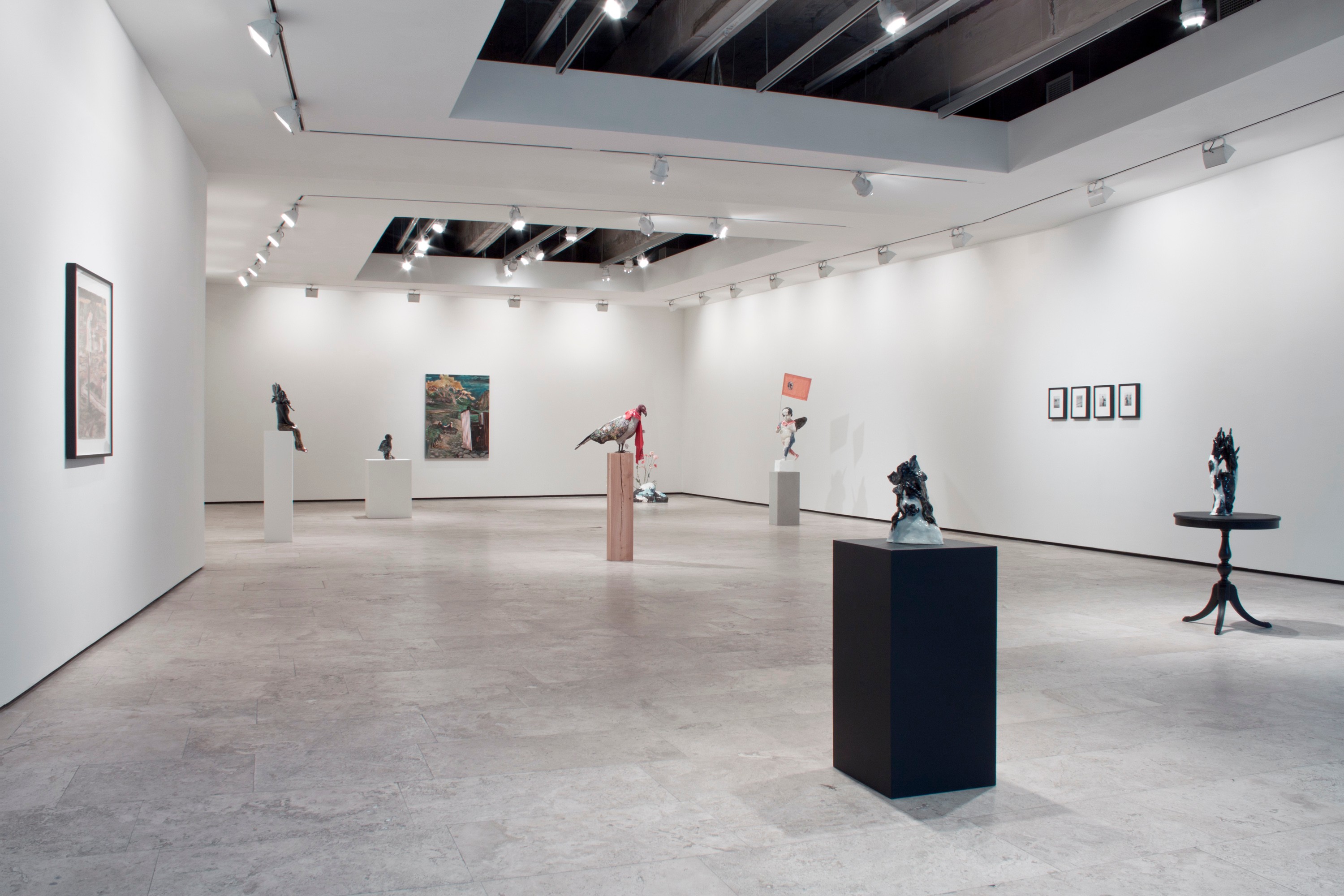 Installation of Summer Show at Lehmann Maupin New York