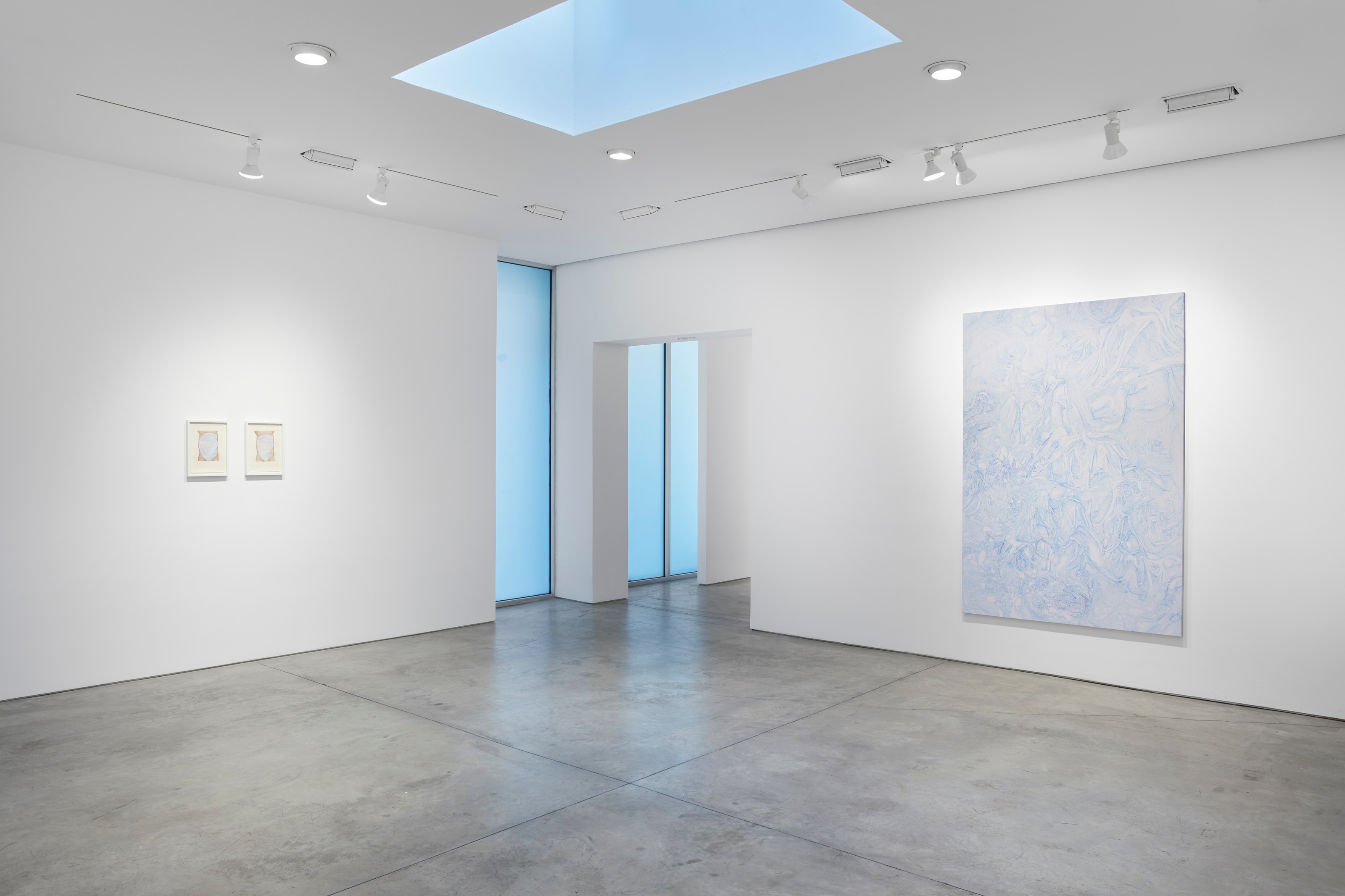 Installation view of Mandy El-Sayegh at Lehmann Maupin New York