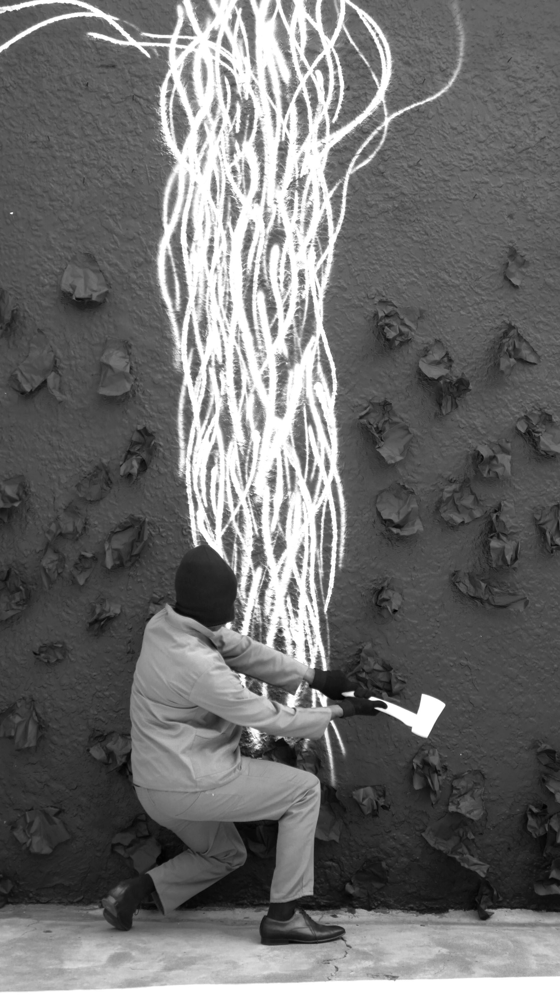 Digital animation still by Robin Rhode
