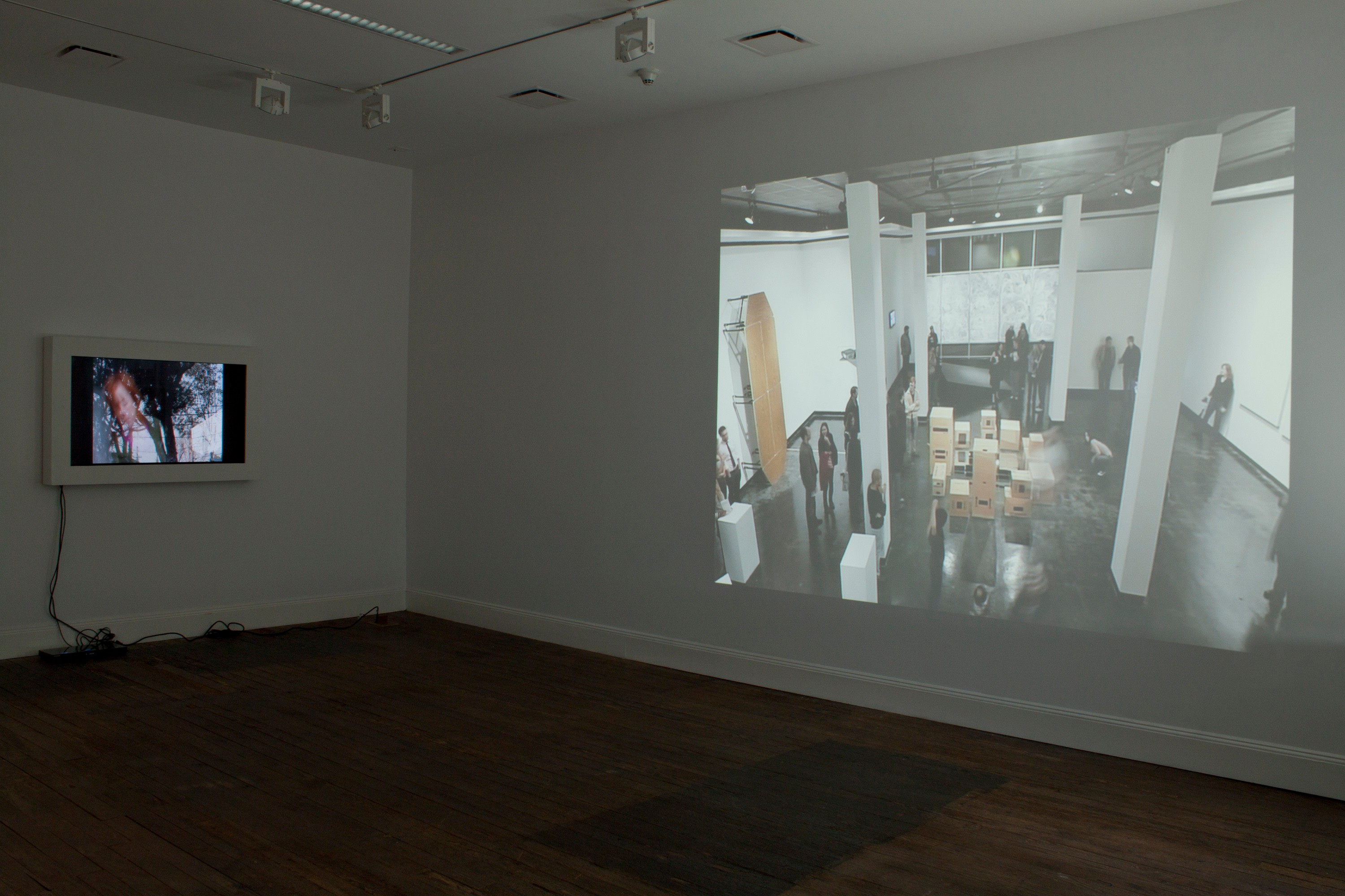 Installation view of Friends with Benefits at Lehmann Maupin New York
