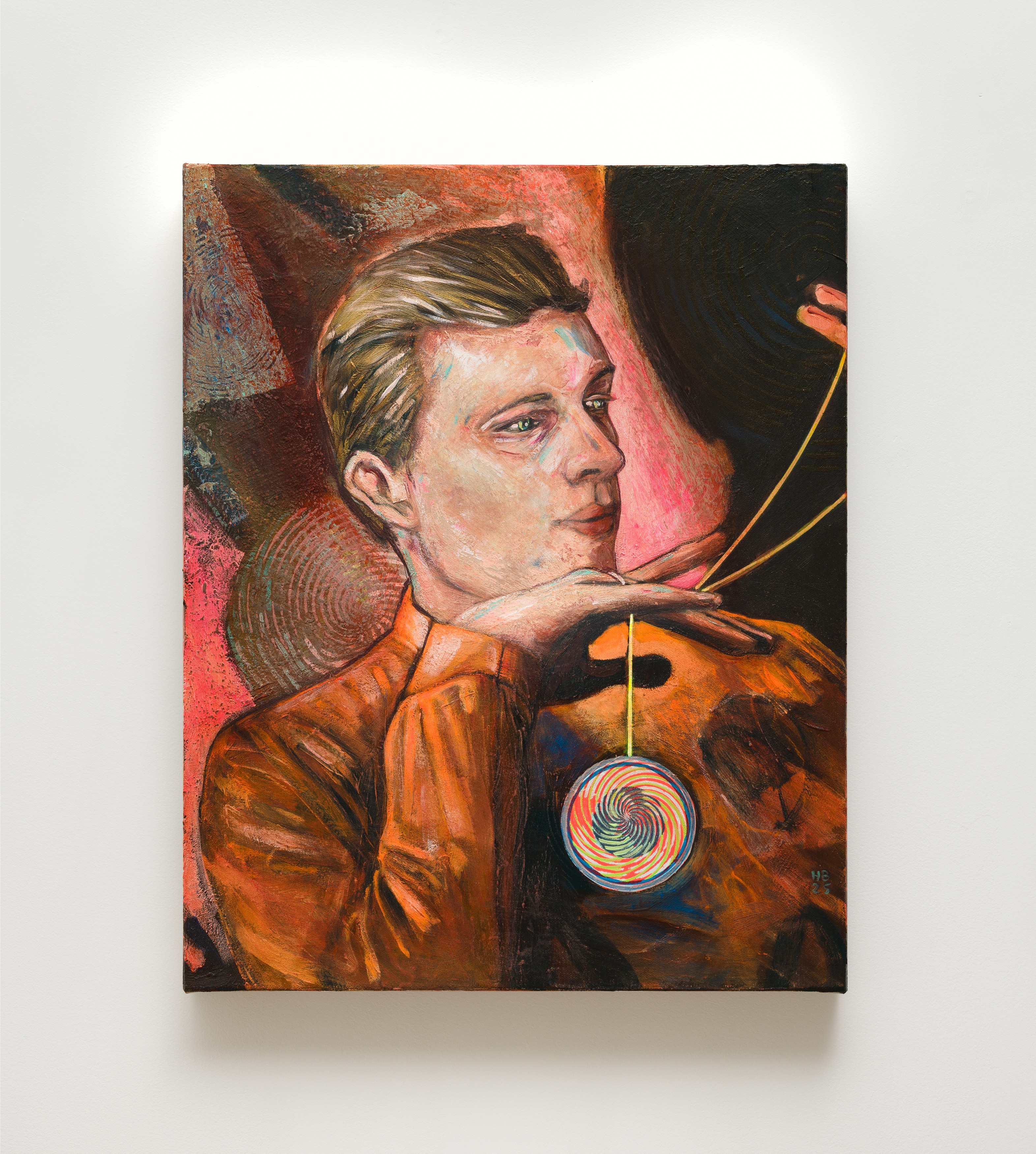 Painting by Hernan Bas