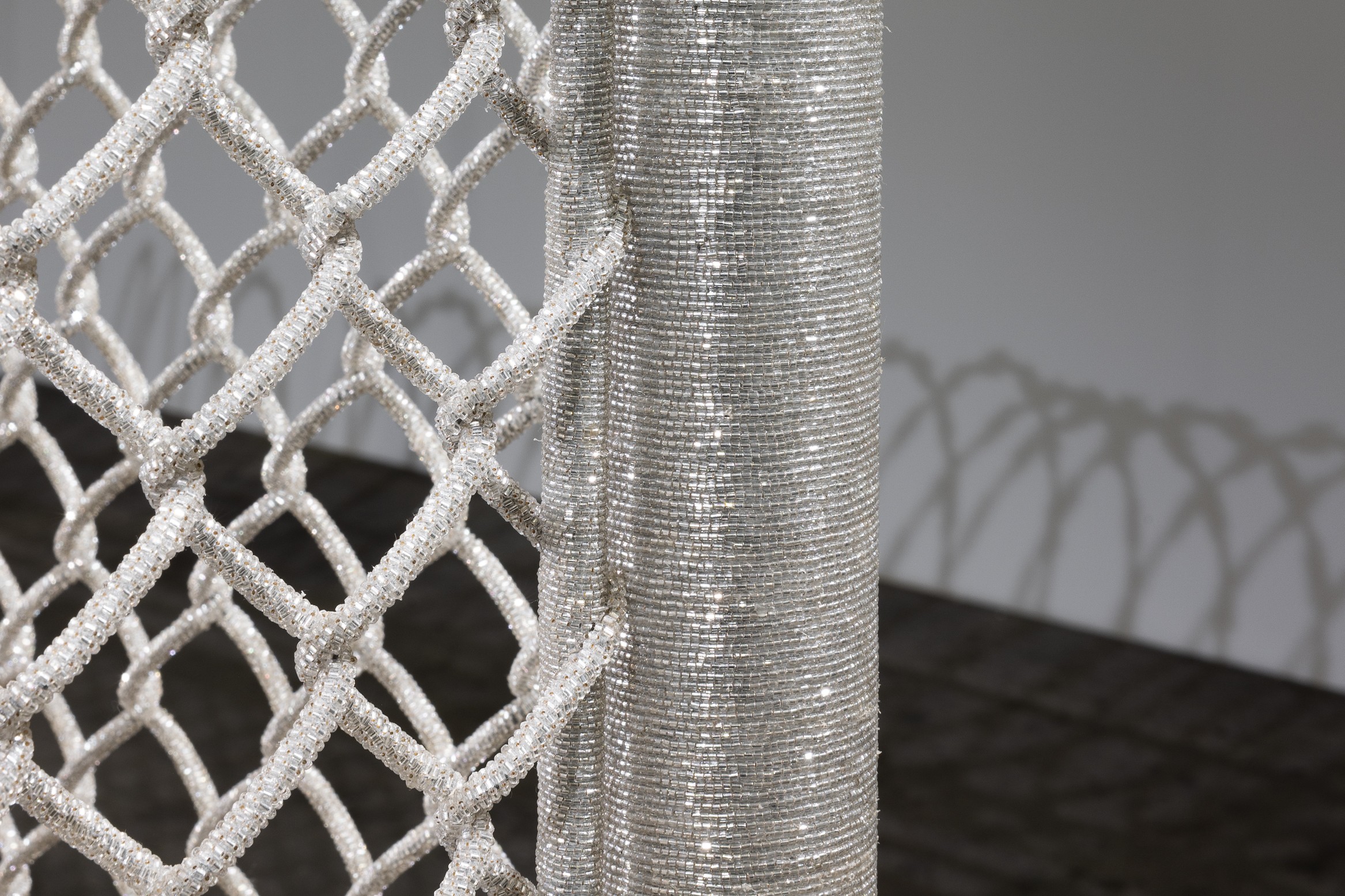Detail of installation by Liza Lou