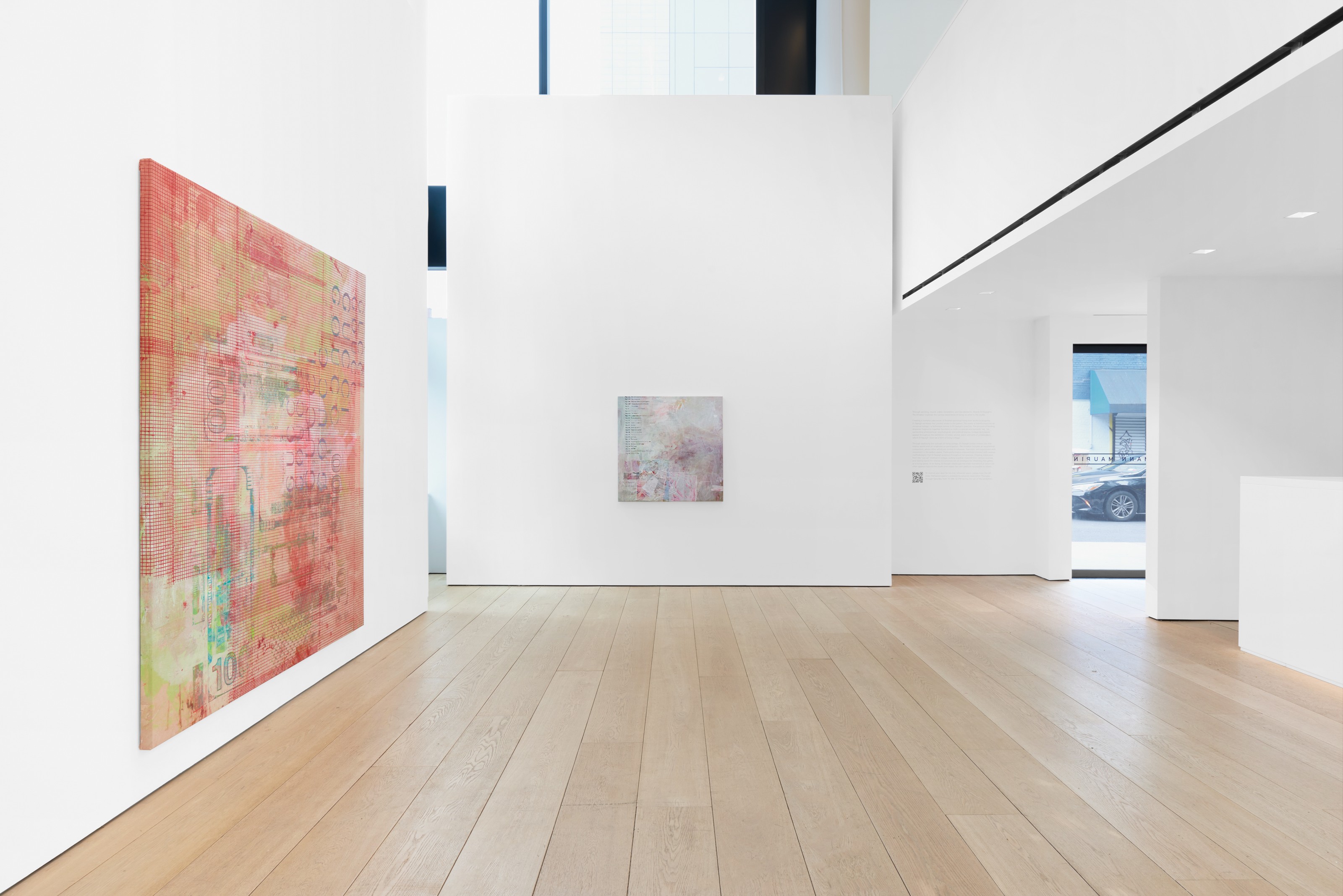 Installation view of Mandy El-Sayegh at Lehmann Maupin New York