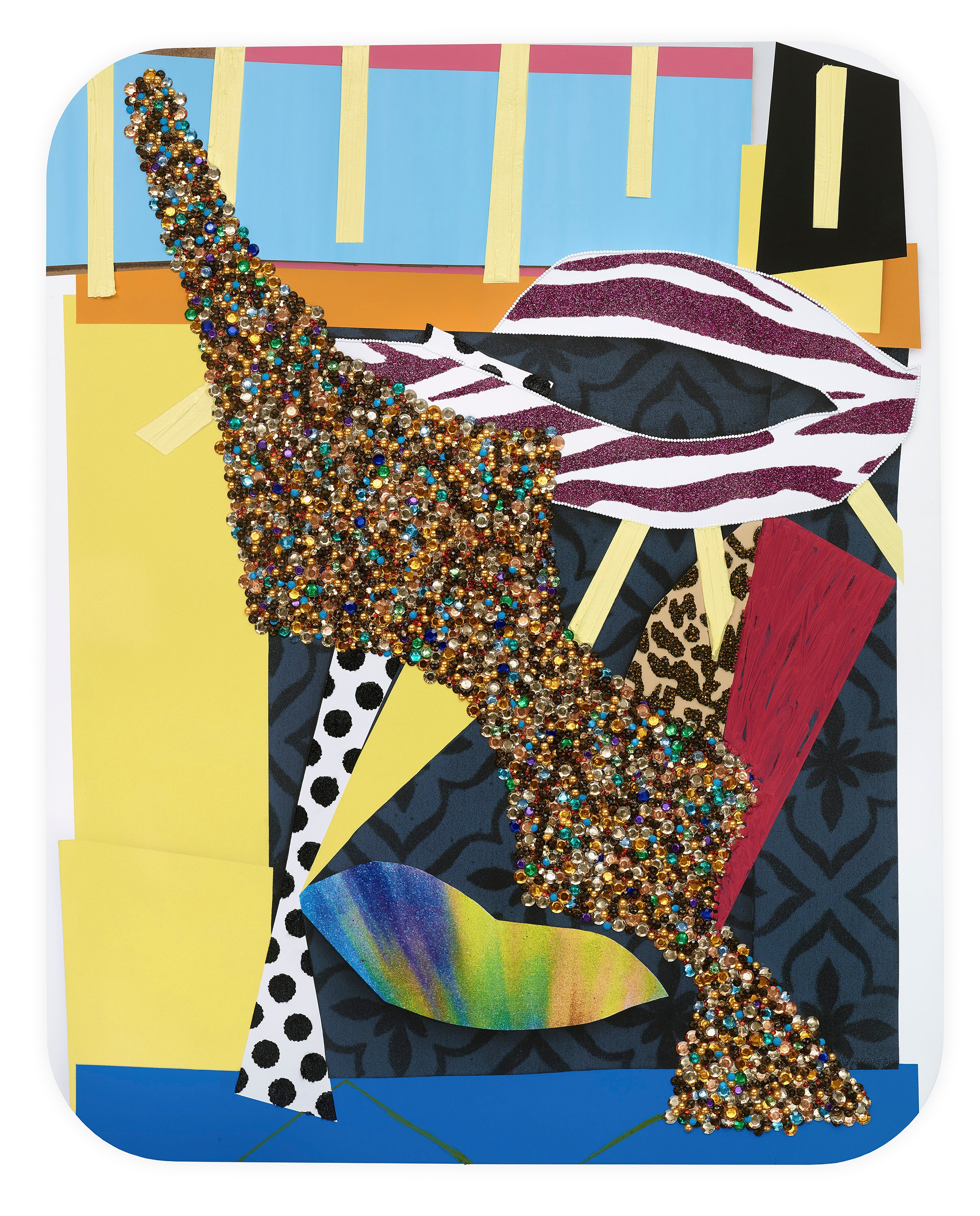 Painting by Mickalene Thomas