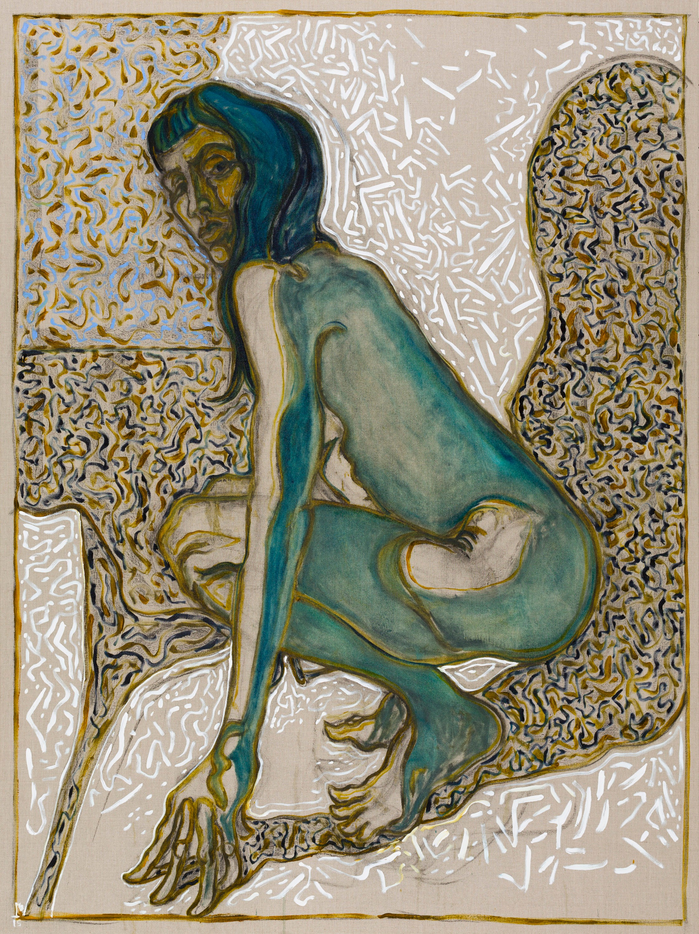 Painting by Billy Childish