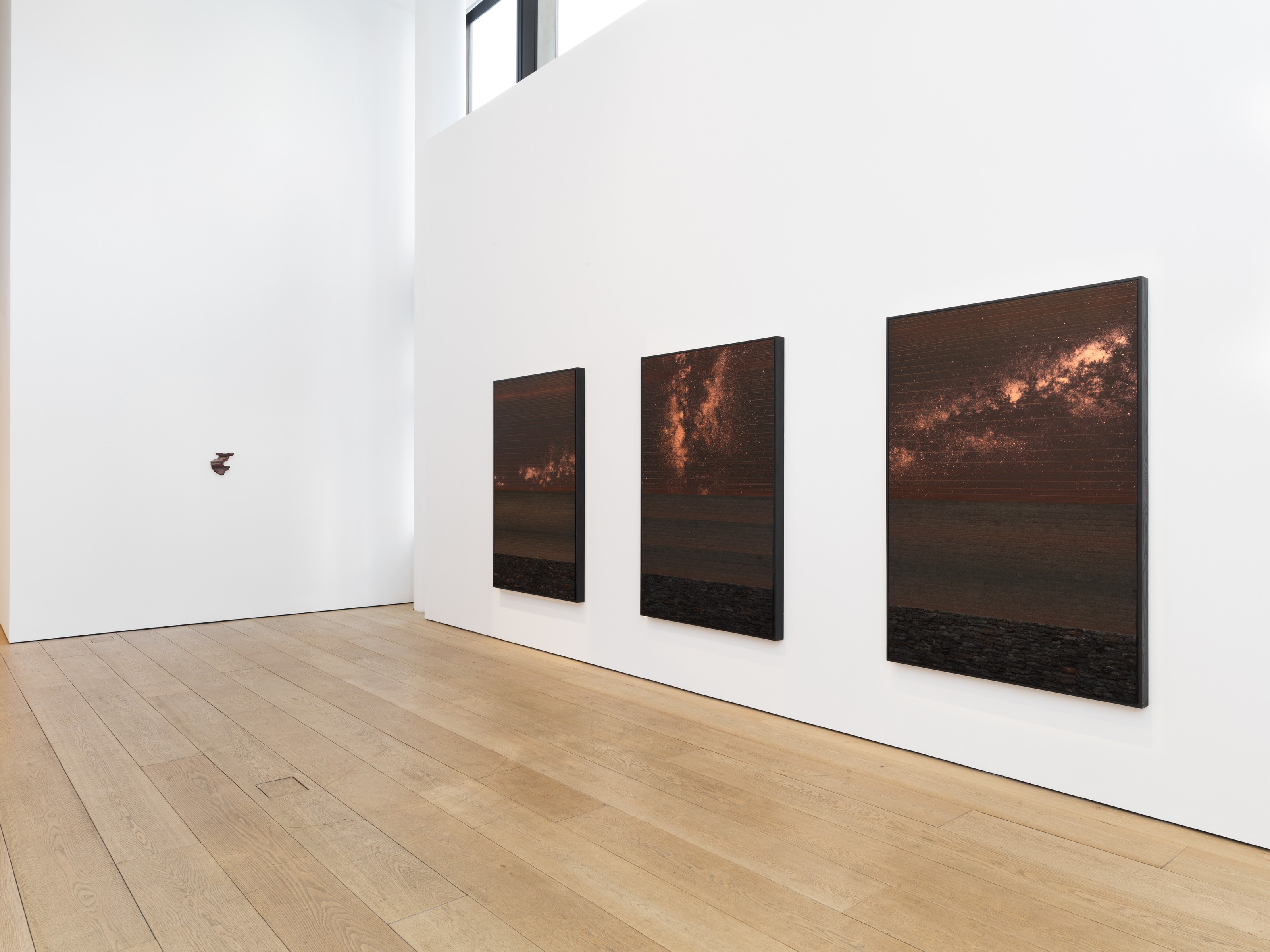 Installation view of Teresita Fernández at Lehmann Maupin New York