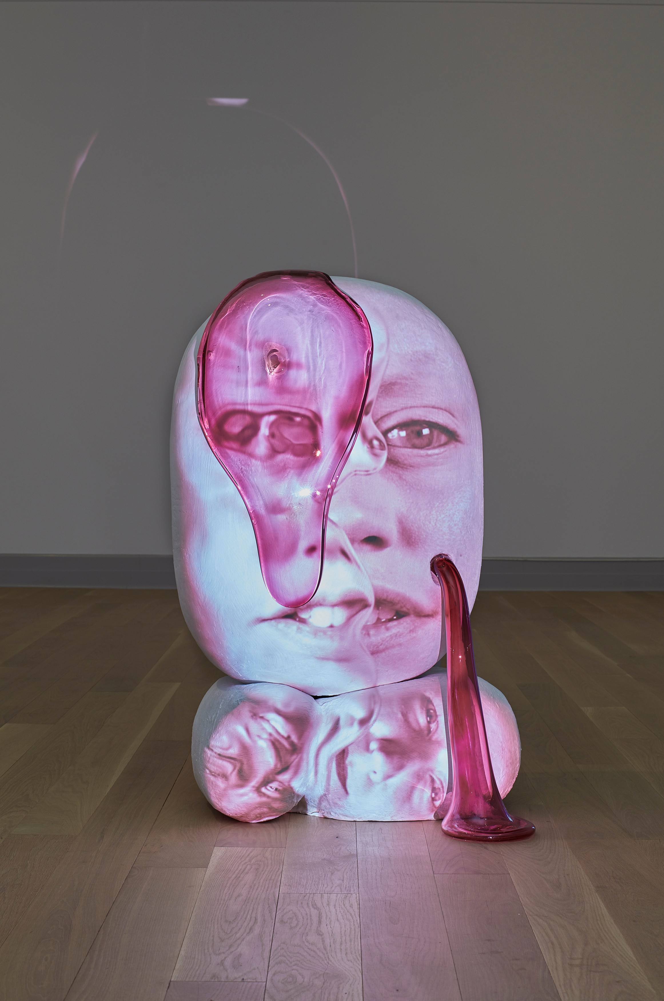 Sculpture & Video Panel by Tony Oursler