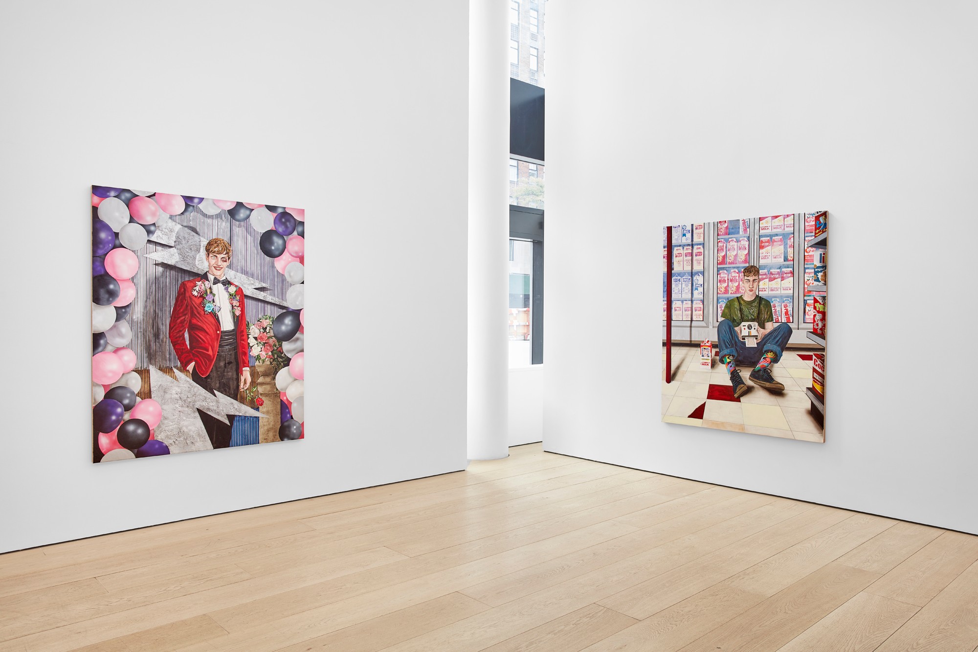 Installation view of Hernan Bas at Lehmann Maupin New York