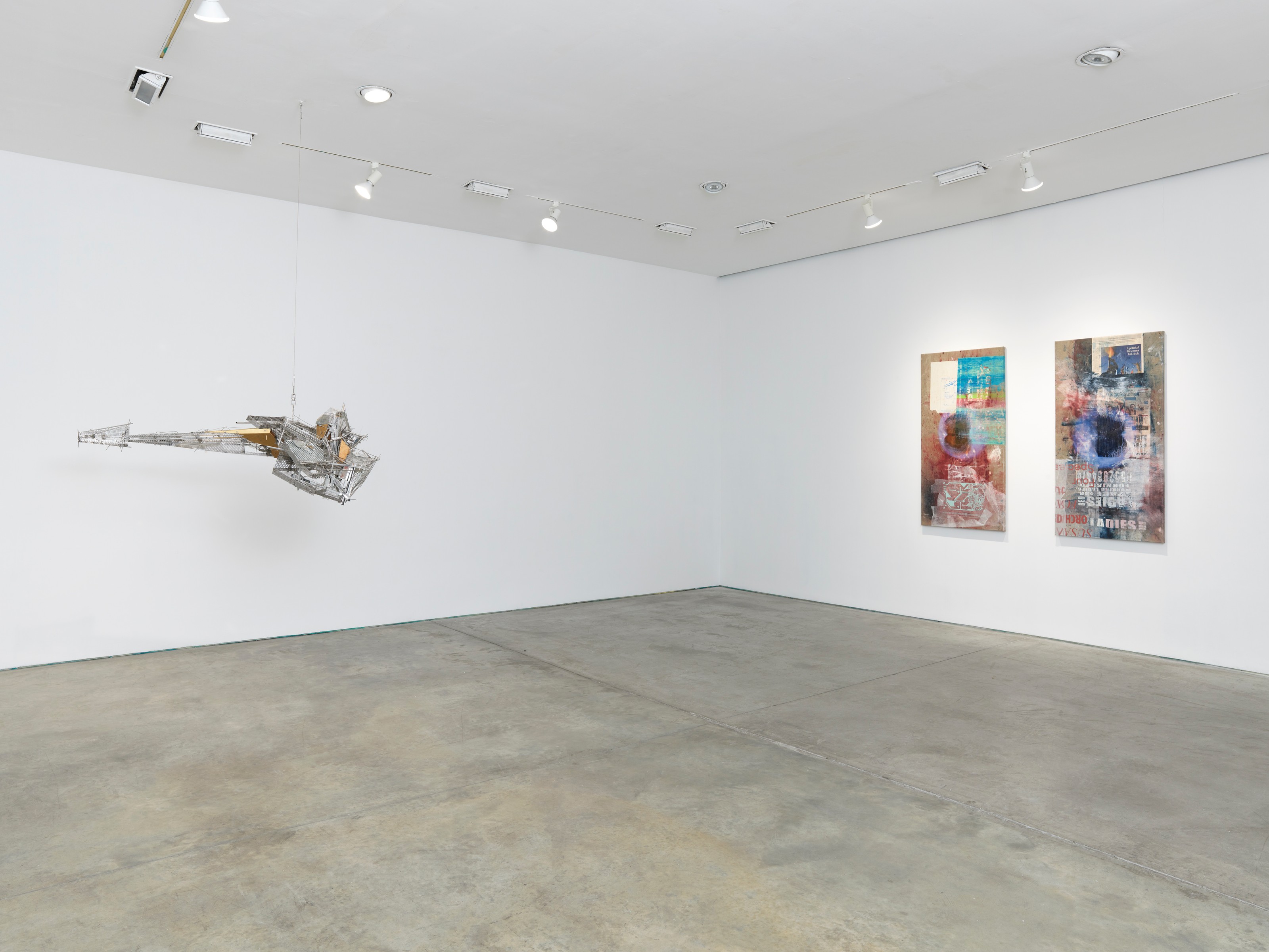 Installation view of Recombinance at Lehmann Maupin New York