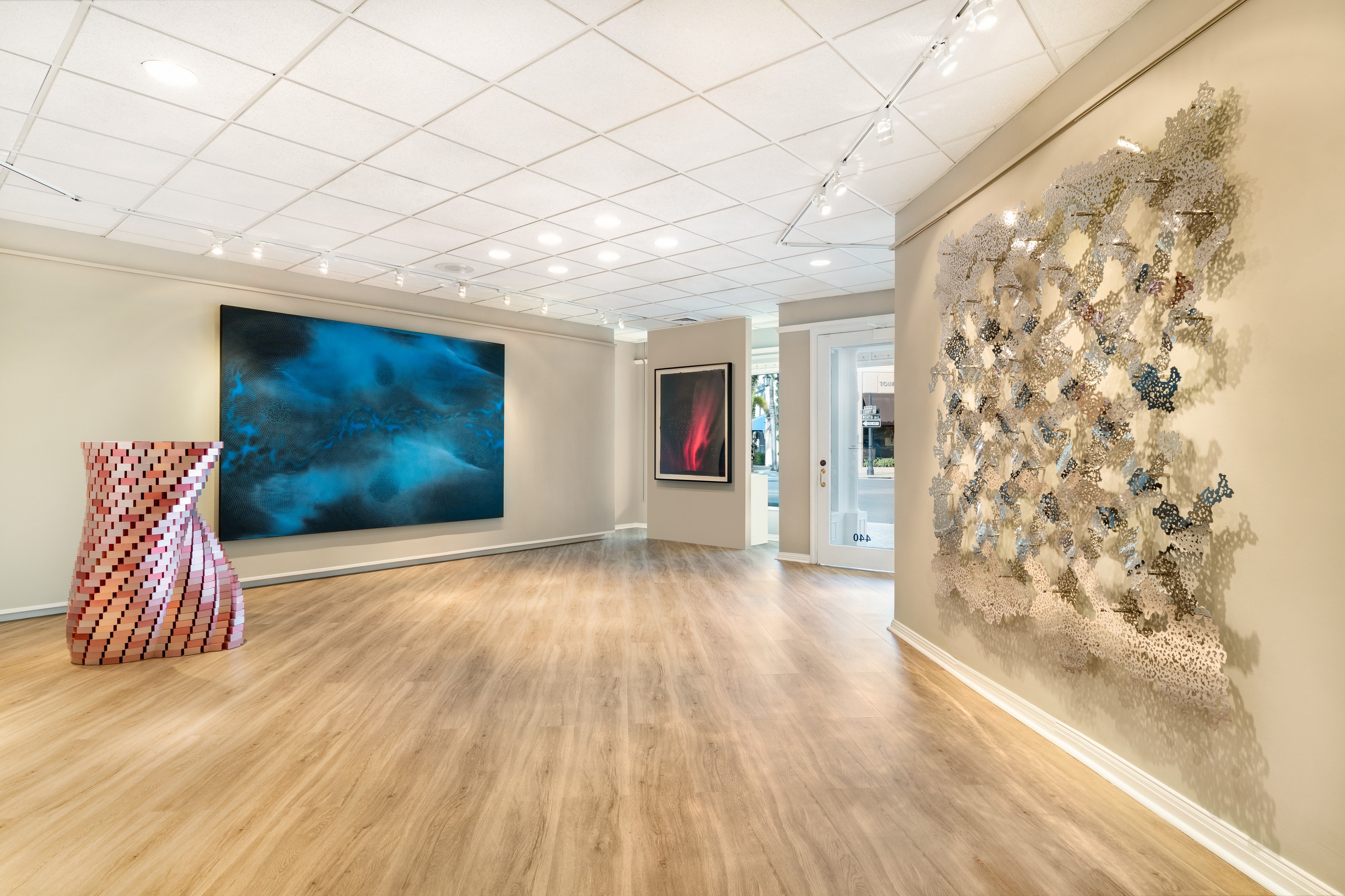 Installation view of inaugural exhibition at Lehmann Maupin Palm Beach