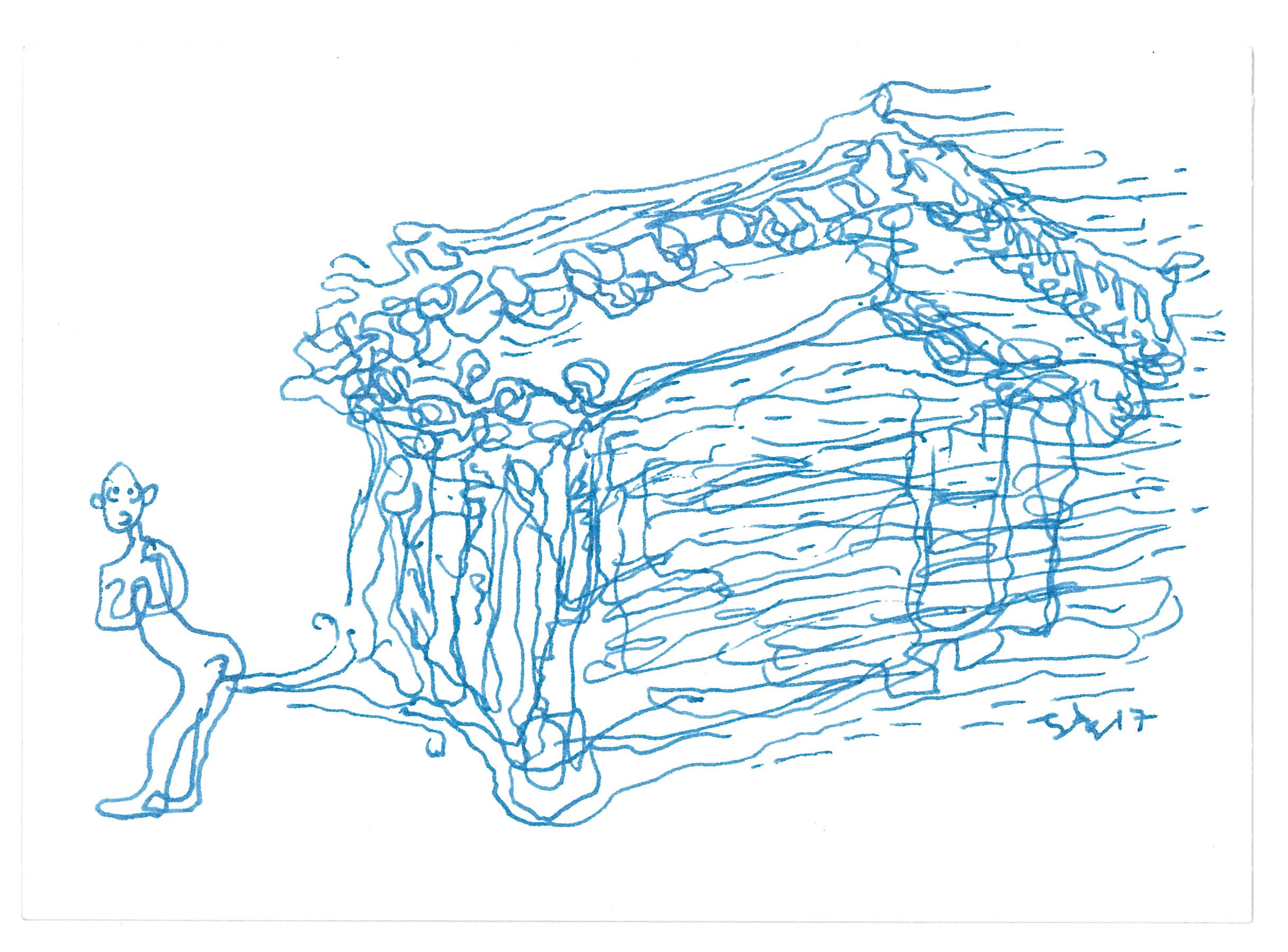 Drawing by Do Ho Suh