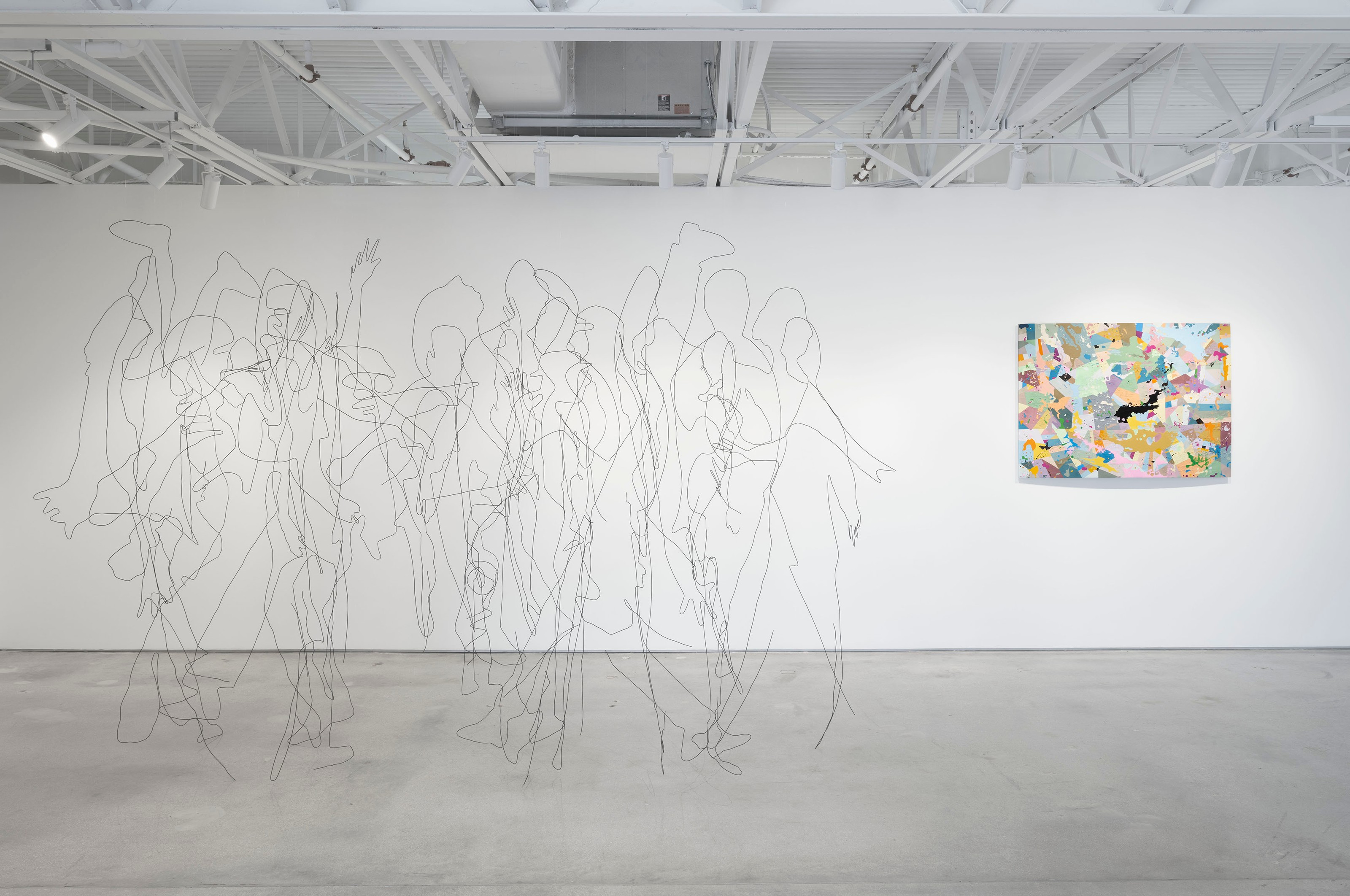 Installation view of Tom Friedman at Lehmann Maupin Palm Beach