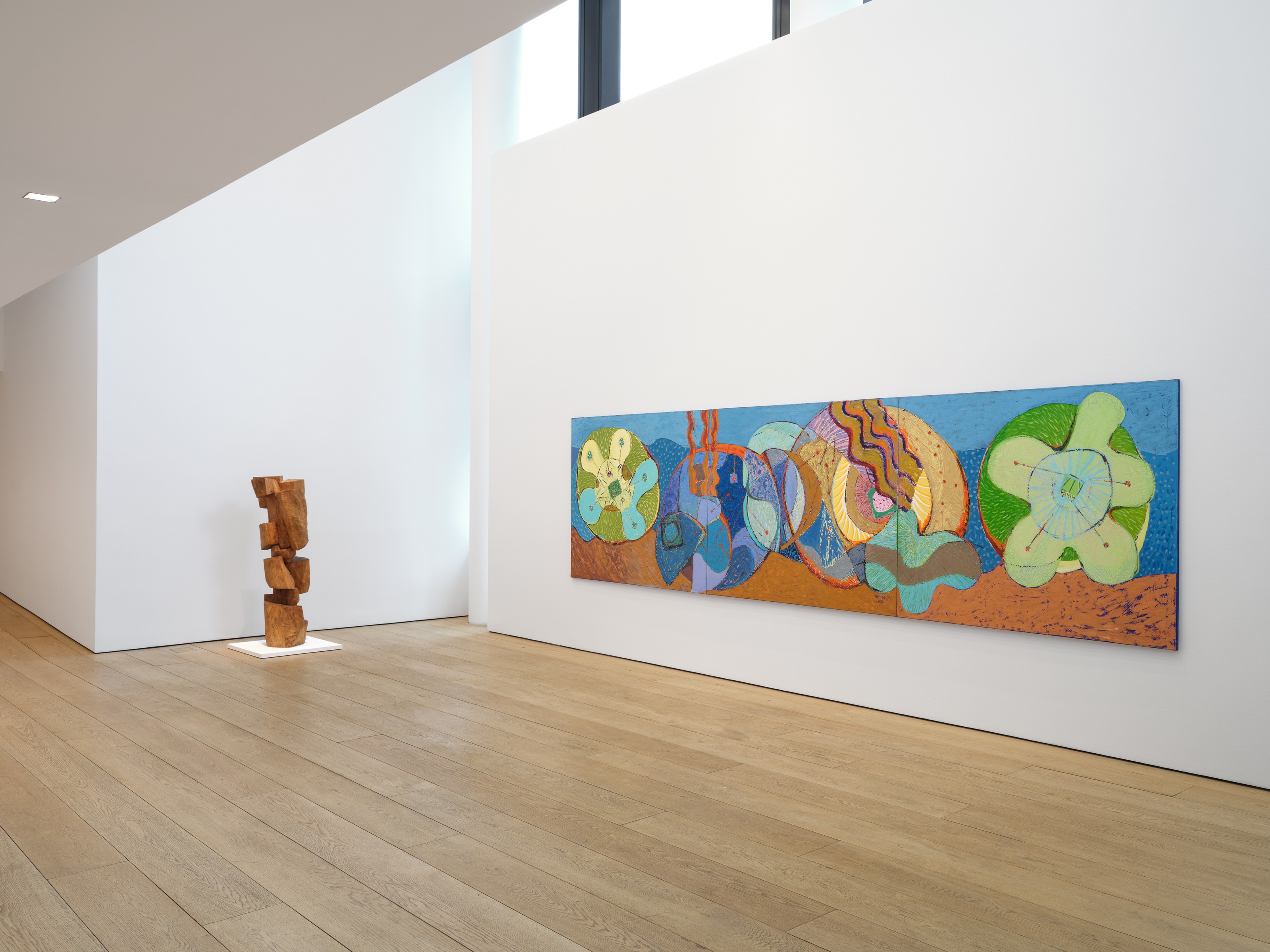 Installation view of Kim Yun Shin at Lehmann Maupin New York