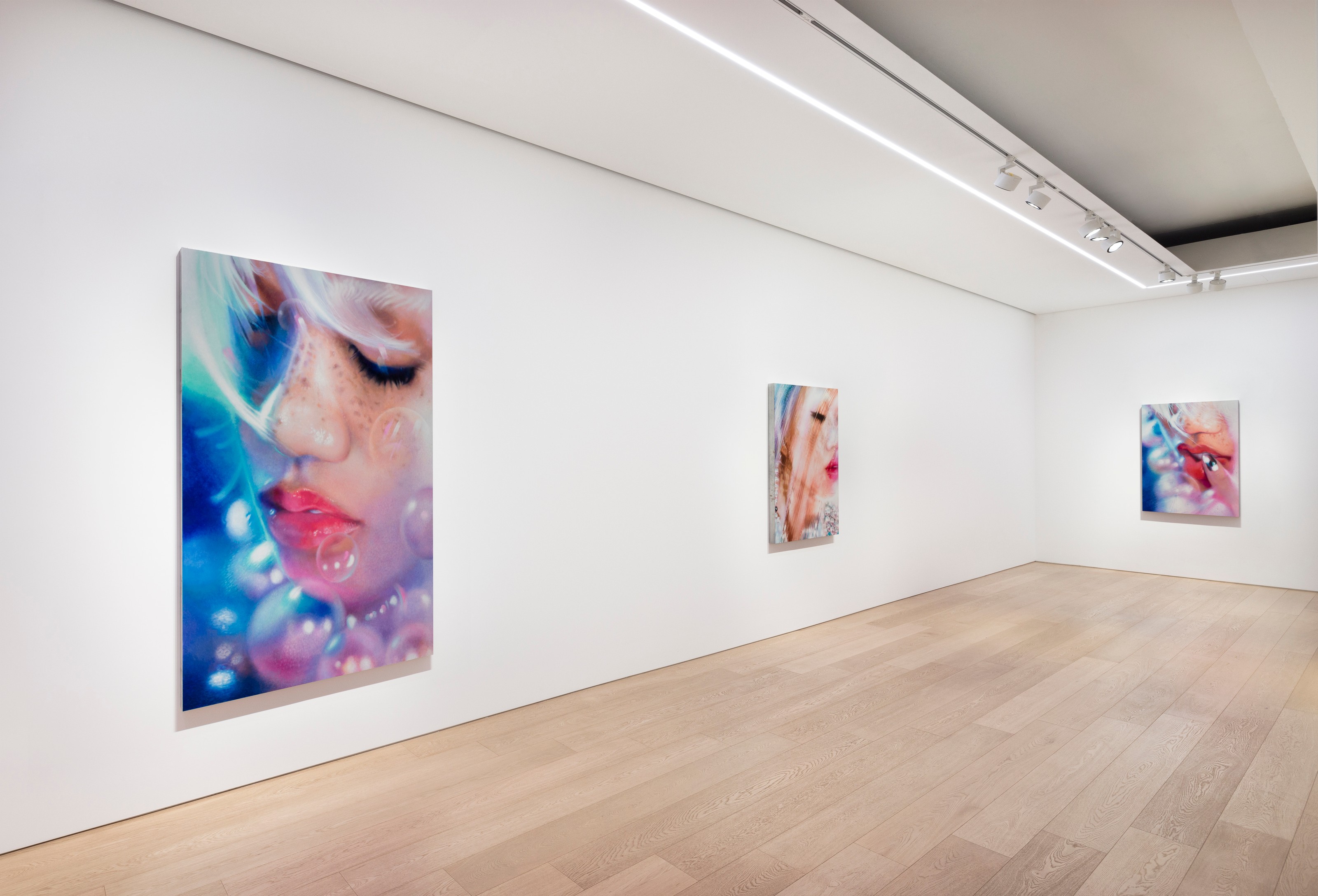 Installation view of Marilyn Minter at Lehmann Maupin Seoul