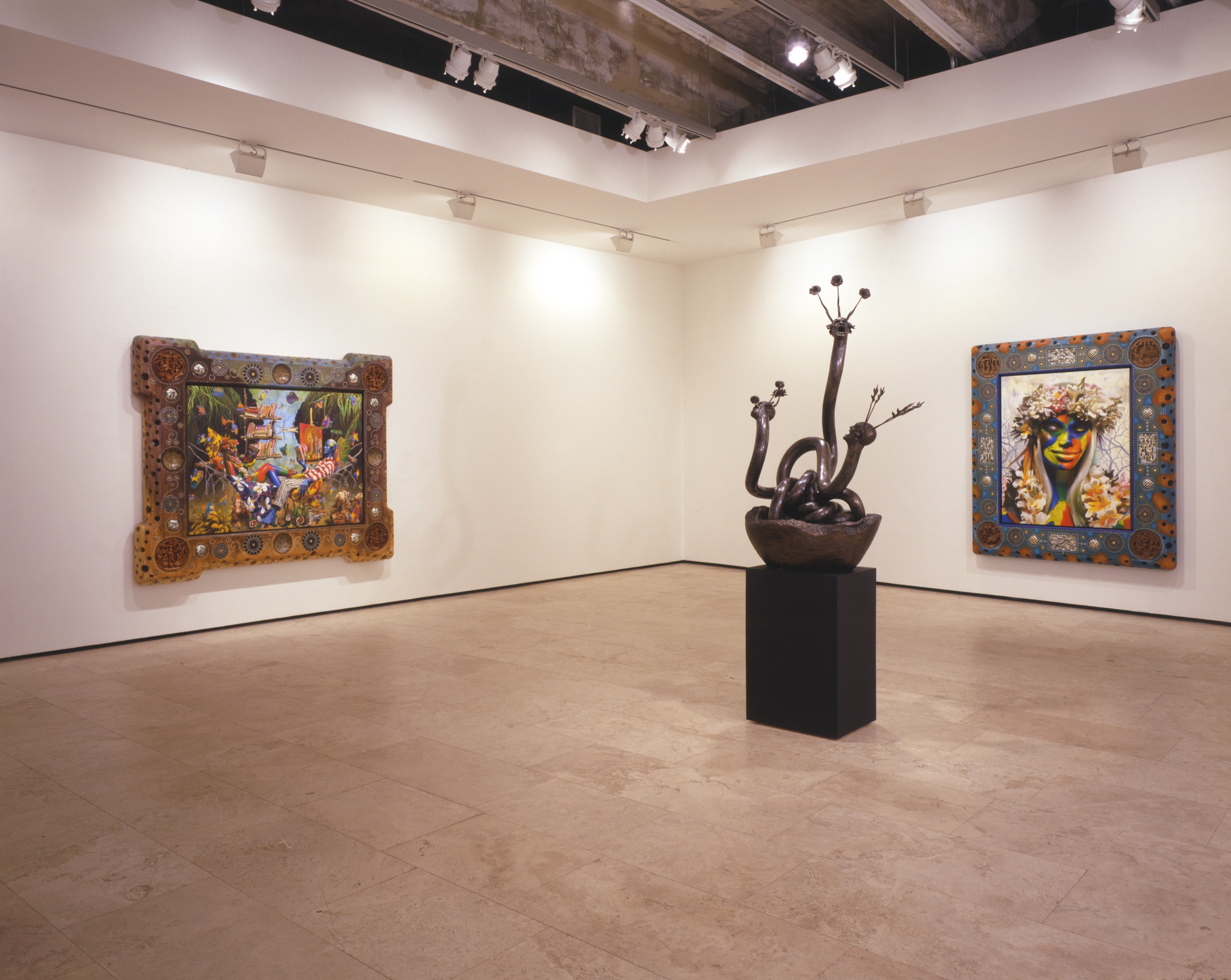 Installation view of New Work at Lehmann Maupin New York