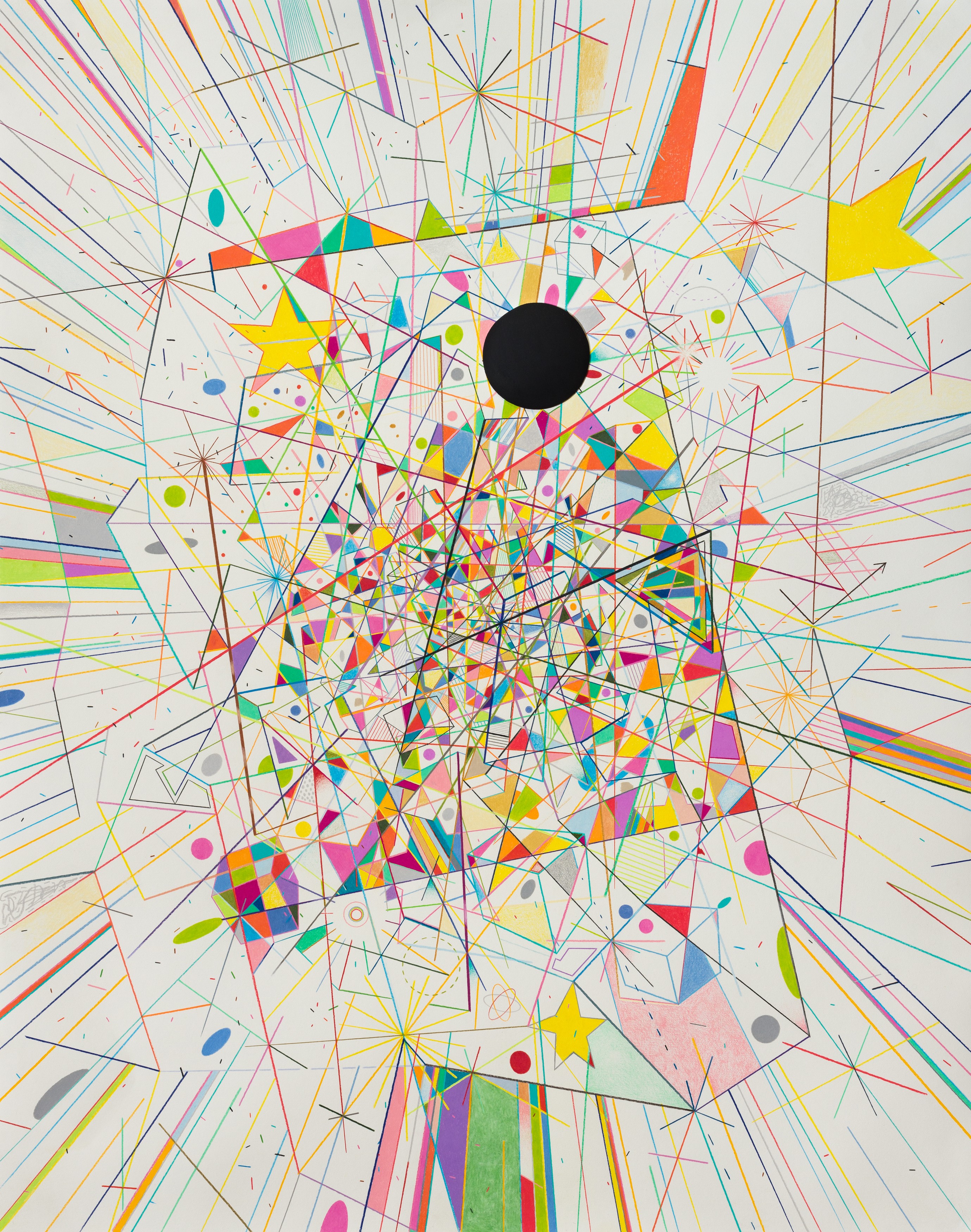 Work on paper by Tom Friedman