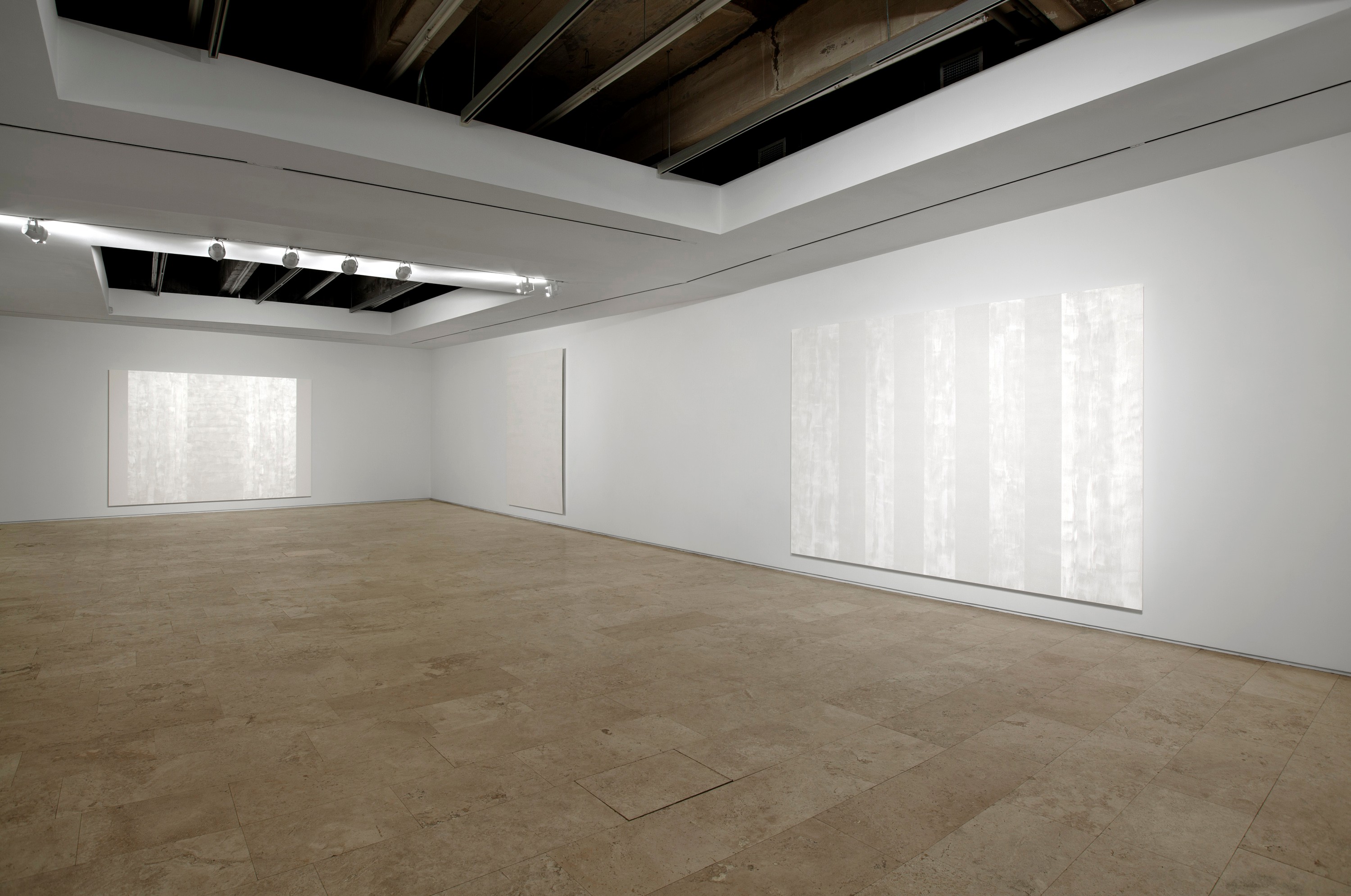 Installation view of New Work at Lehmann Maupin New York