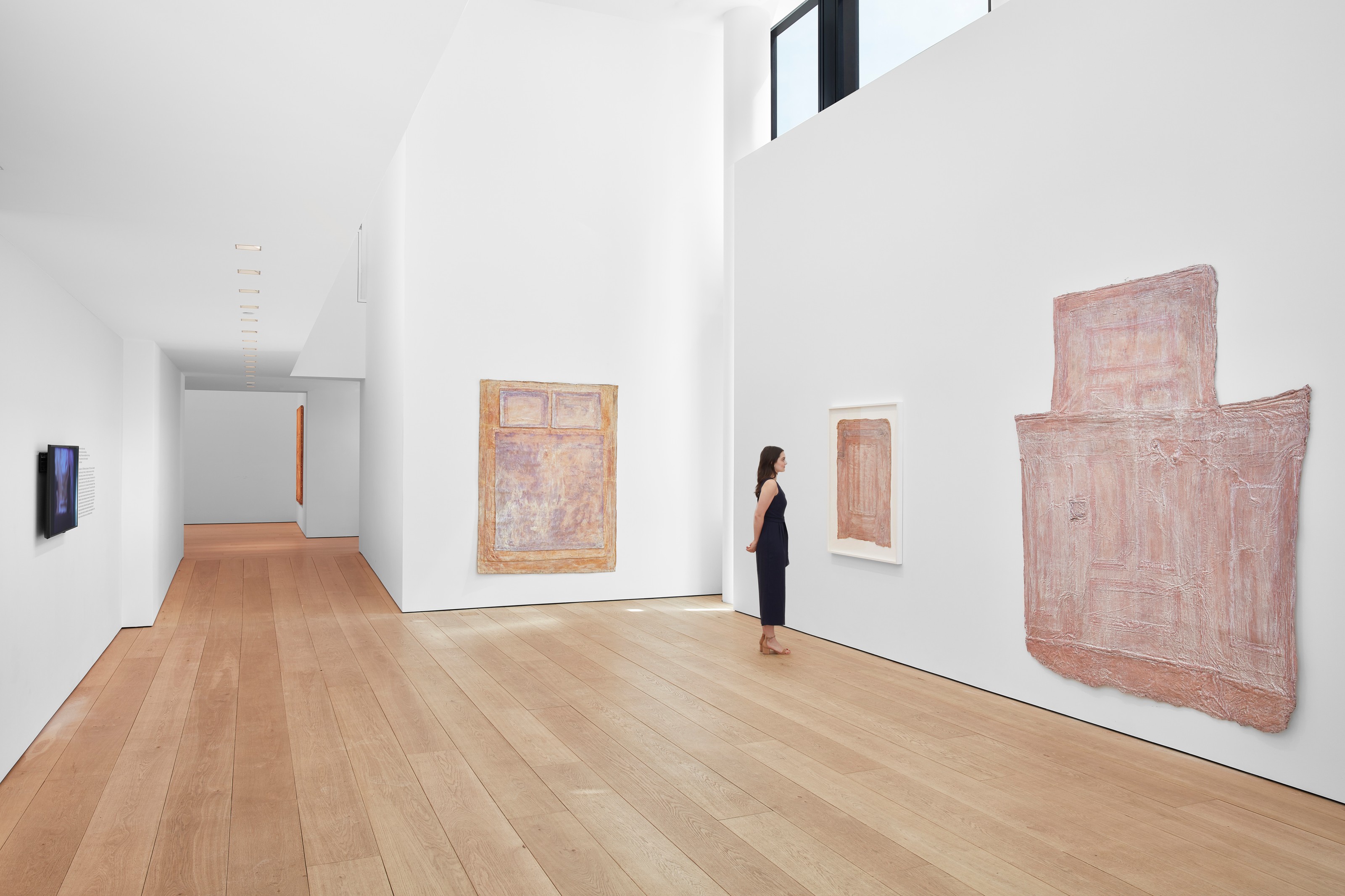 Installation view of Heidi Bucher at Lehmann Maupin New York