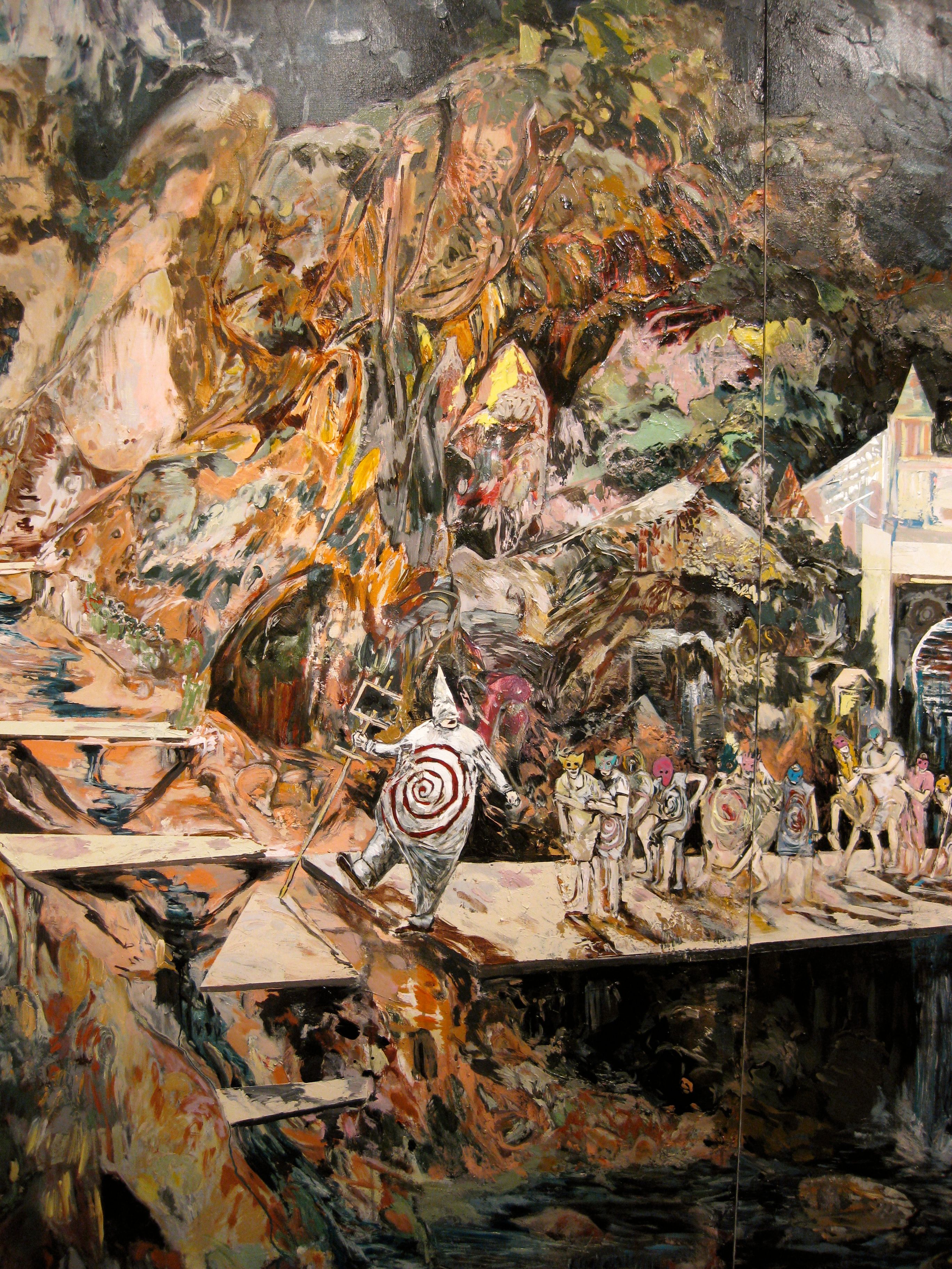 Painting by Hernan Bas