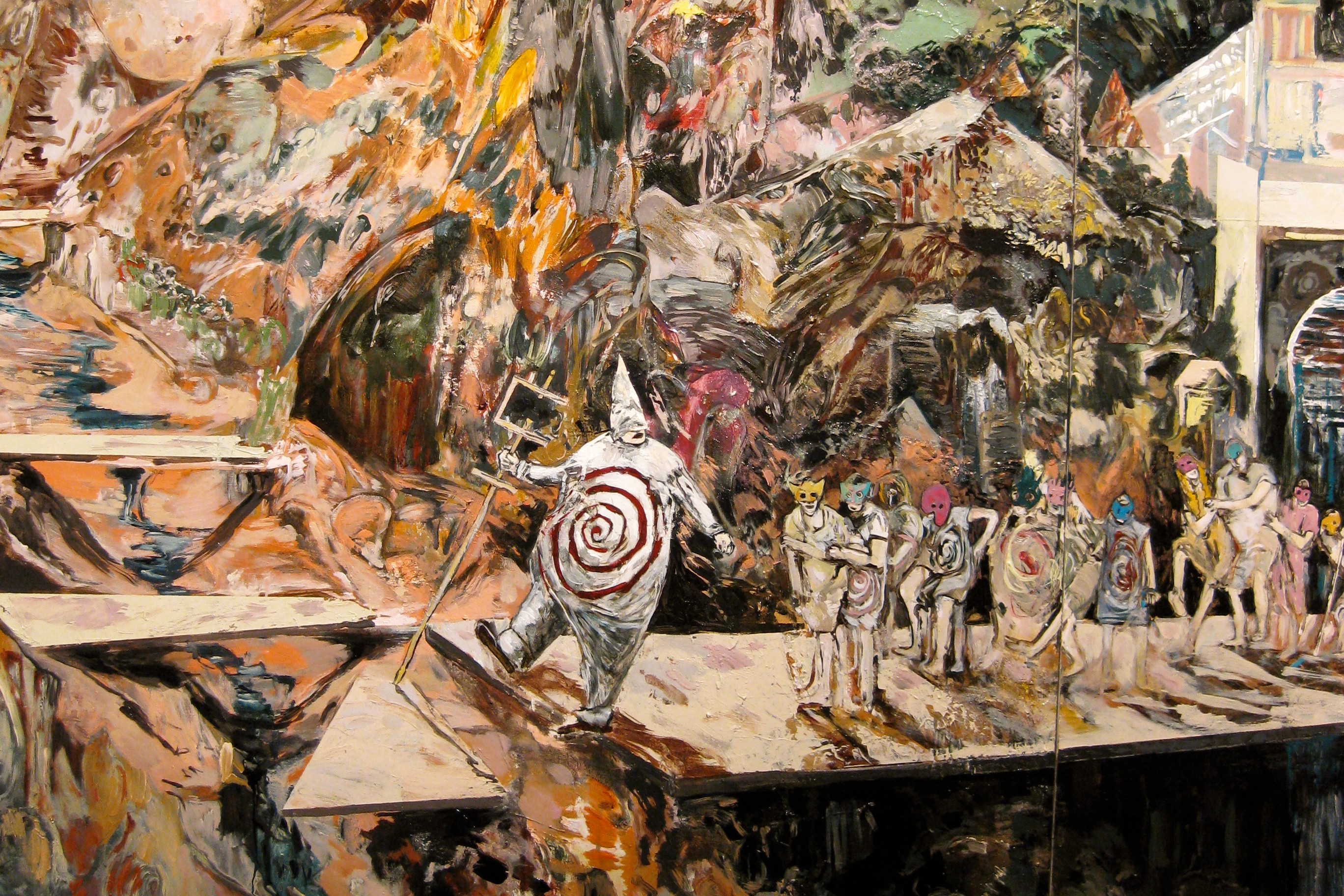Painting by Hernan Bas