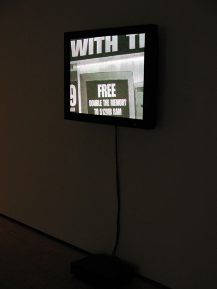 Video installation by Marie José Burki