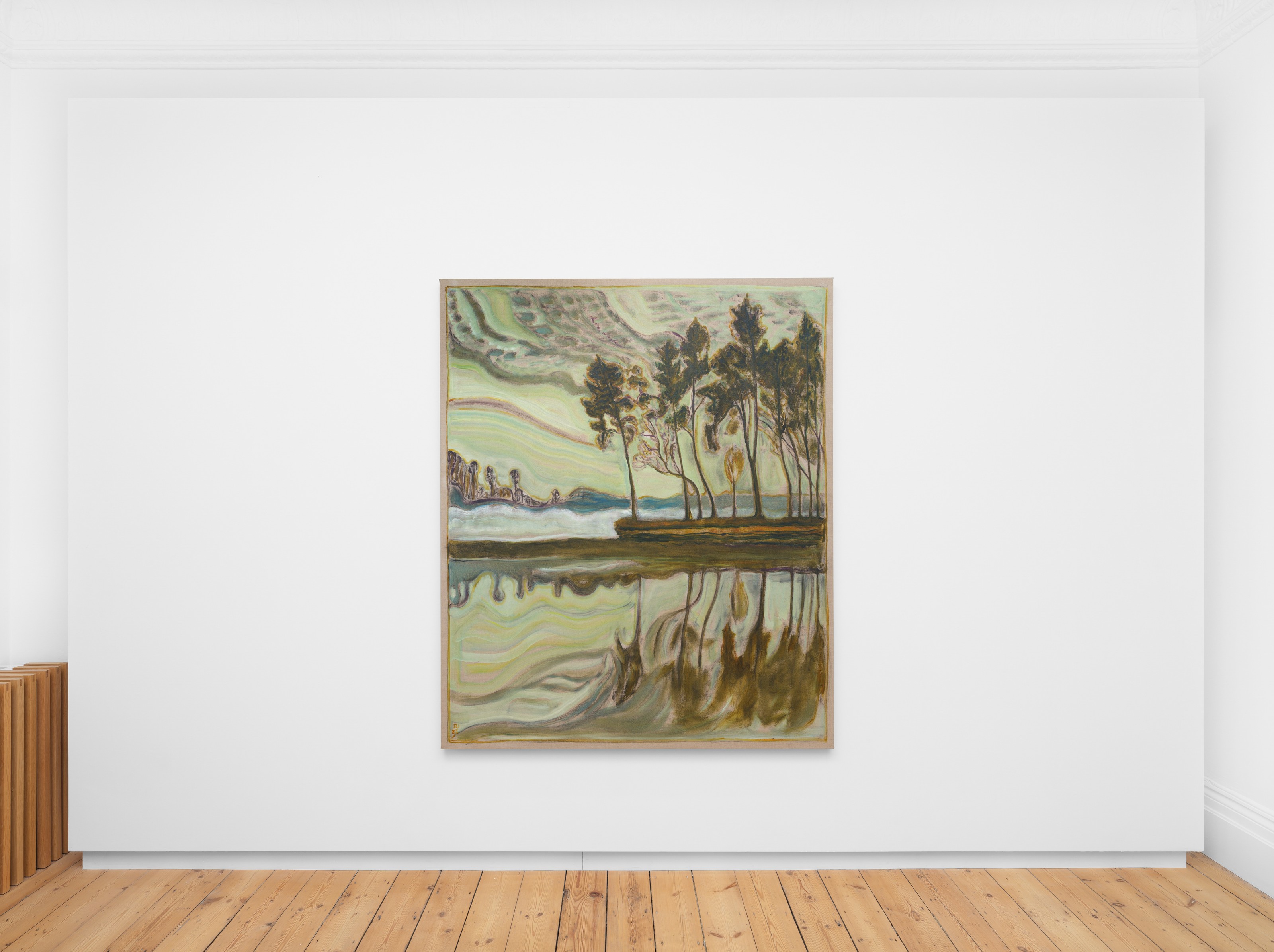 Installation view of Billy Childish at Lehmann Maupin London