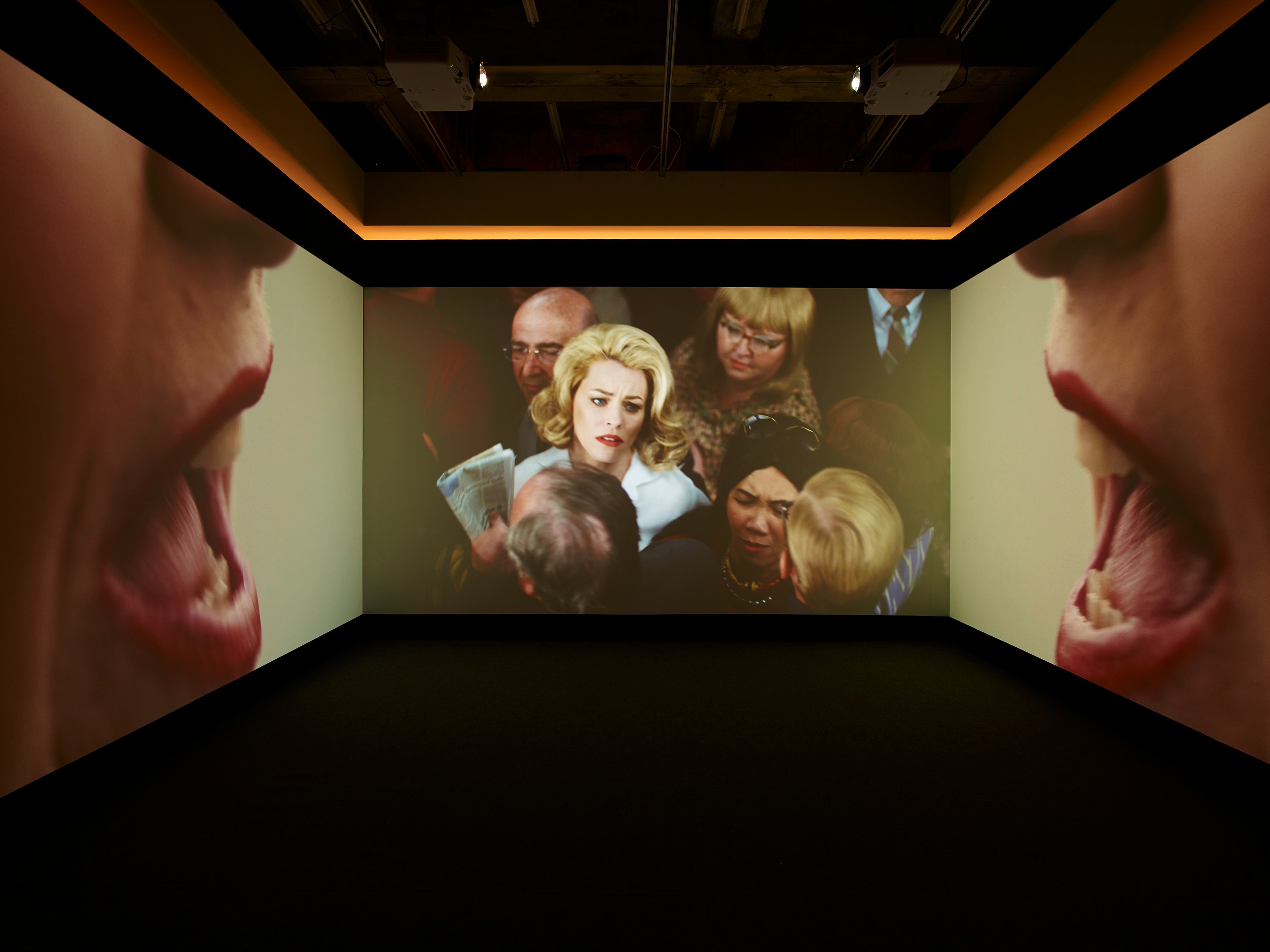 Installation view of Face in the Crowd at Lehmann Maupin New York