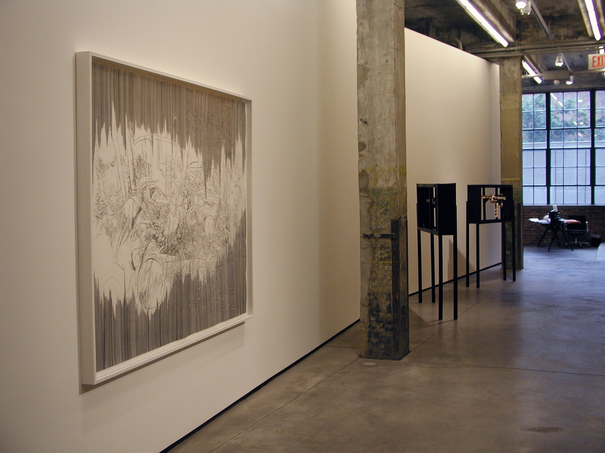 Installation view of Sommer Show at Lehmann Maupin New York