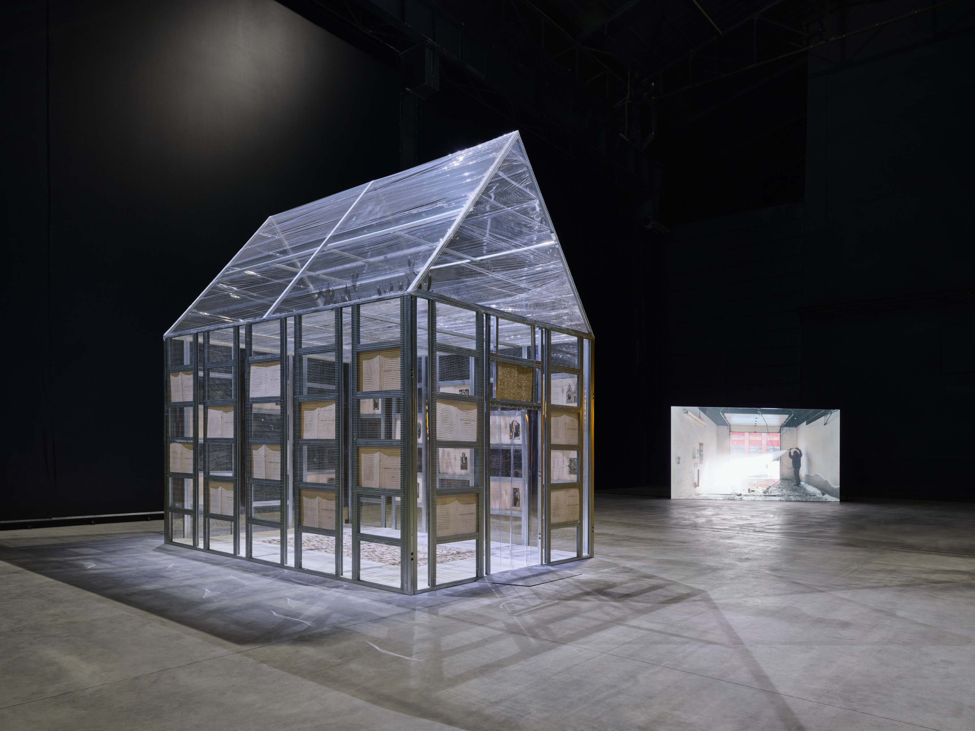 Installation view of Nari Ward at Pirelli HangarBicocca