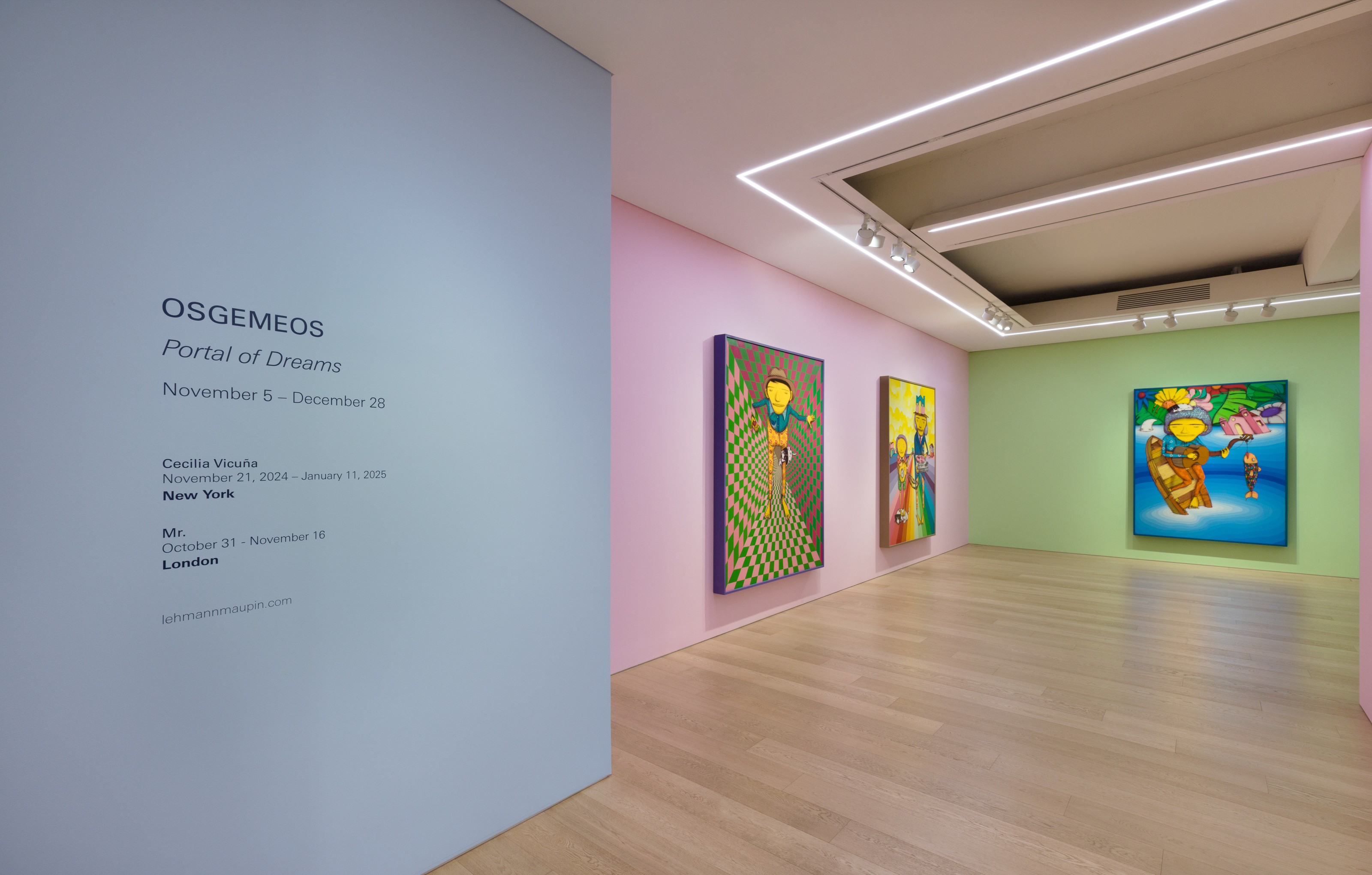 Installation view of OSGEMEOS at Lehmann Maupin Seoul