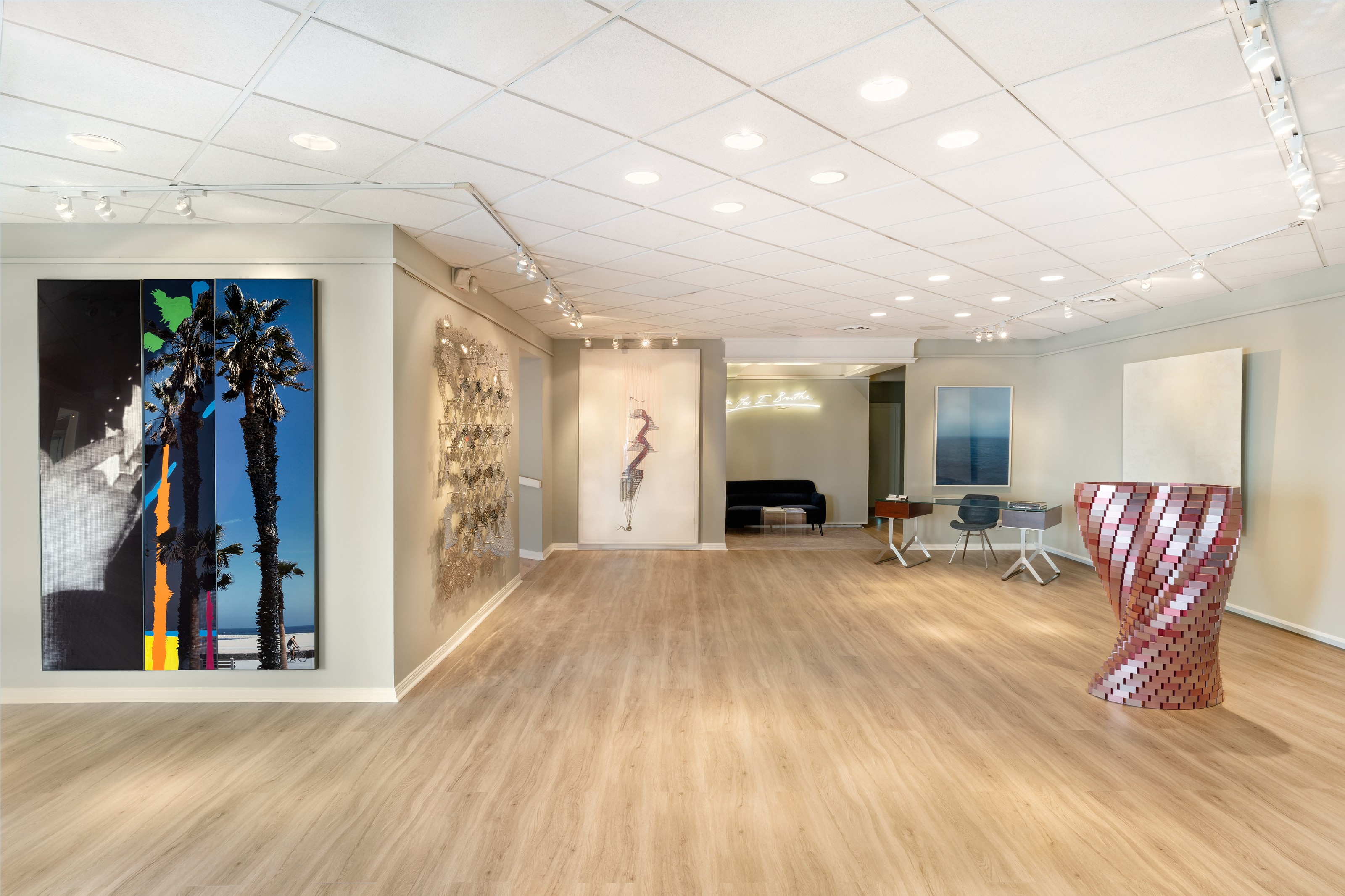 Installation view of inaugural exhibition at Lehmann Maupin Palm Beach