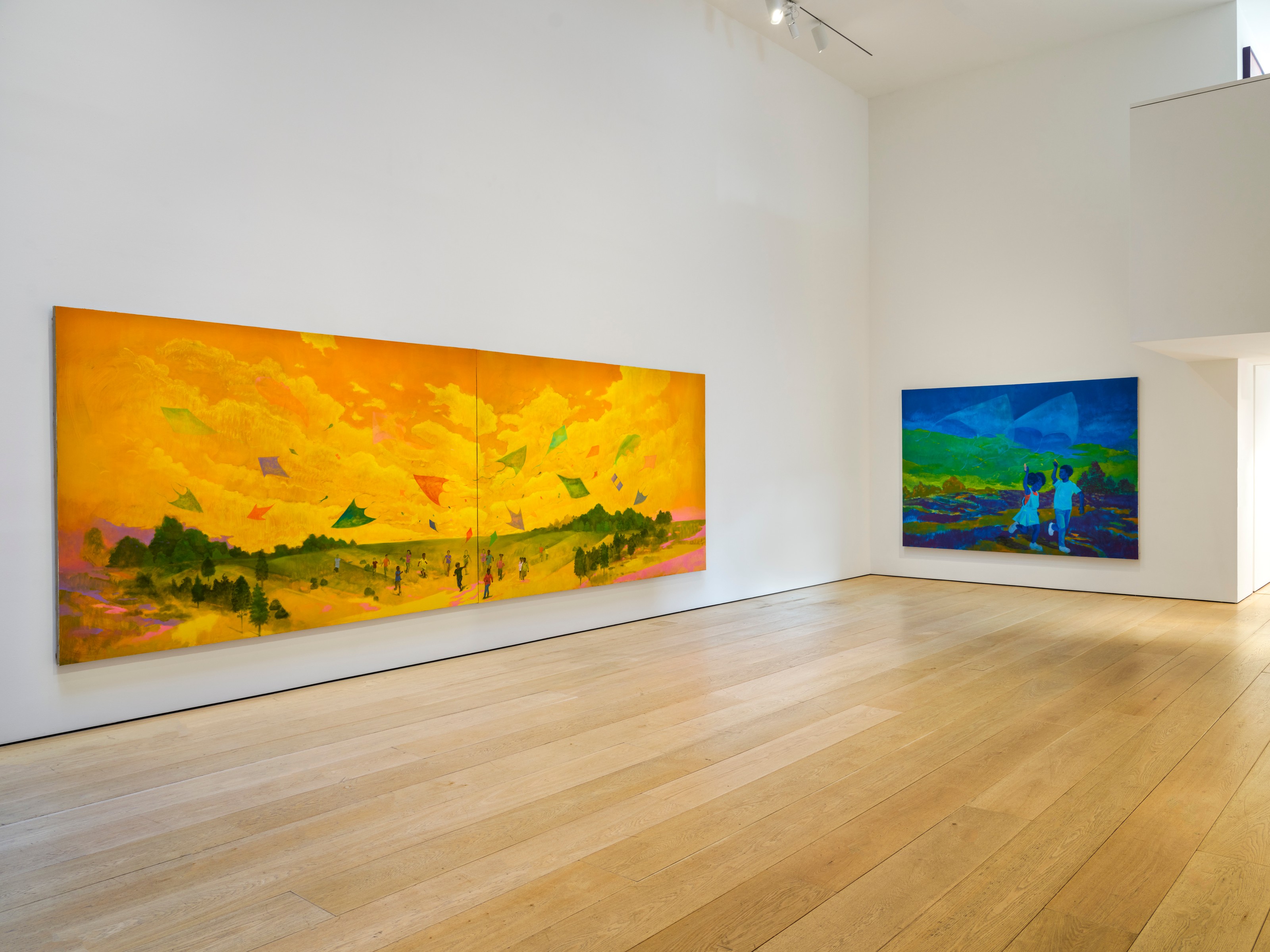 Installation view of Dominic Chambers at Lehmann Maupin New York