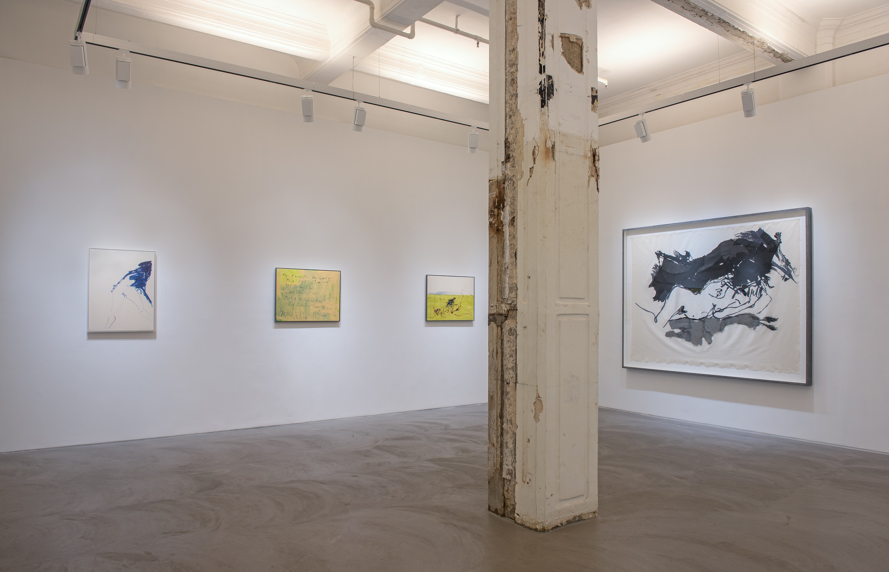 Installation view of I Cried Because I Love You at Lehmann Maupin Hong Kong