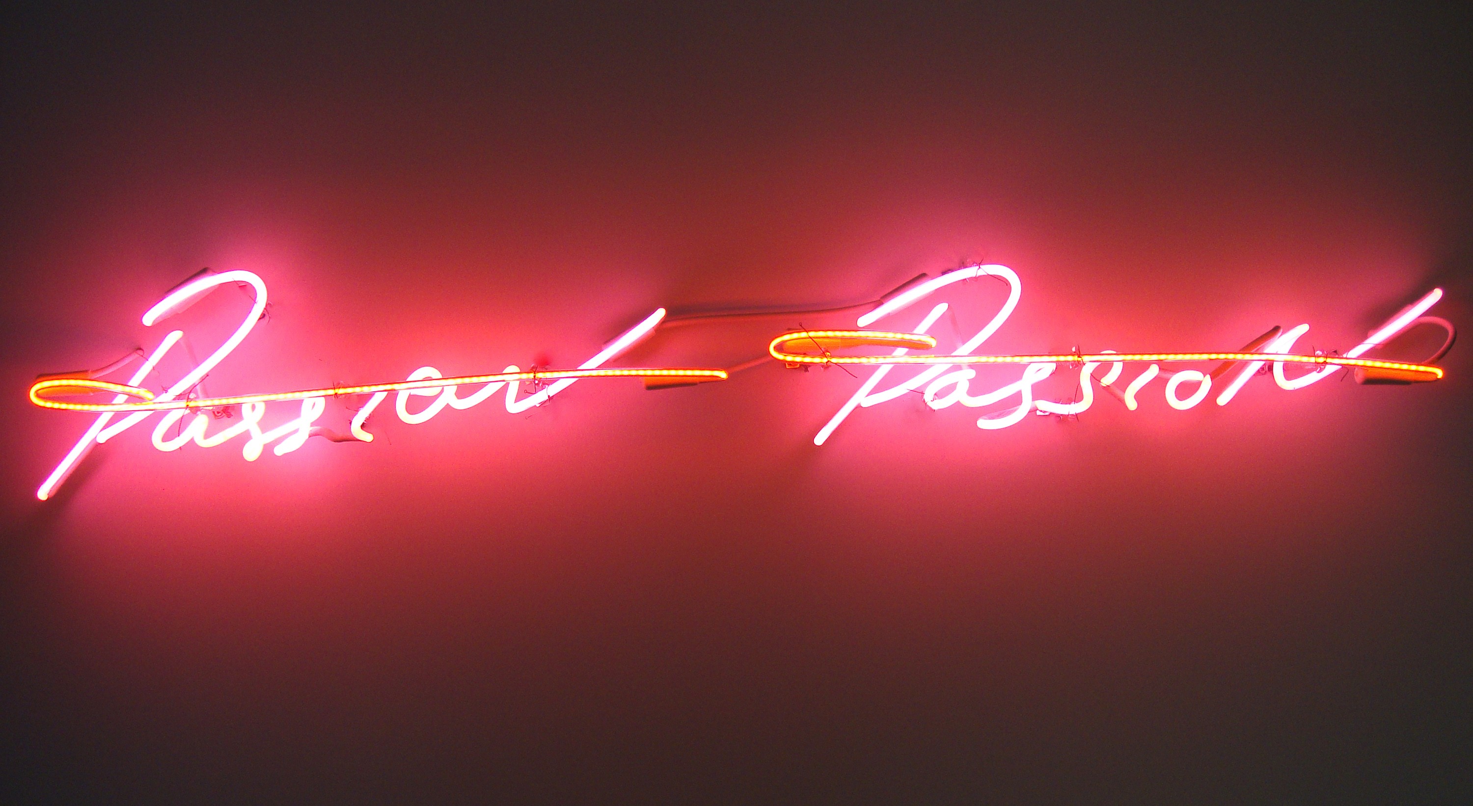 Neon sculpture by Tracey Emin