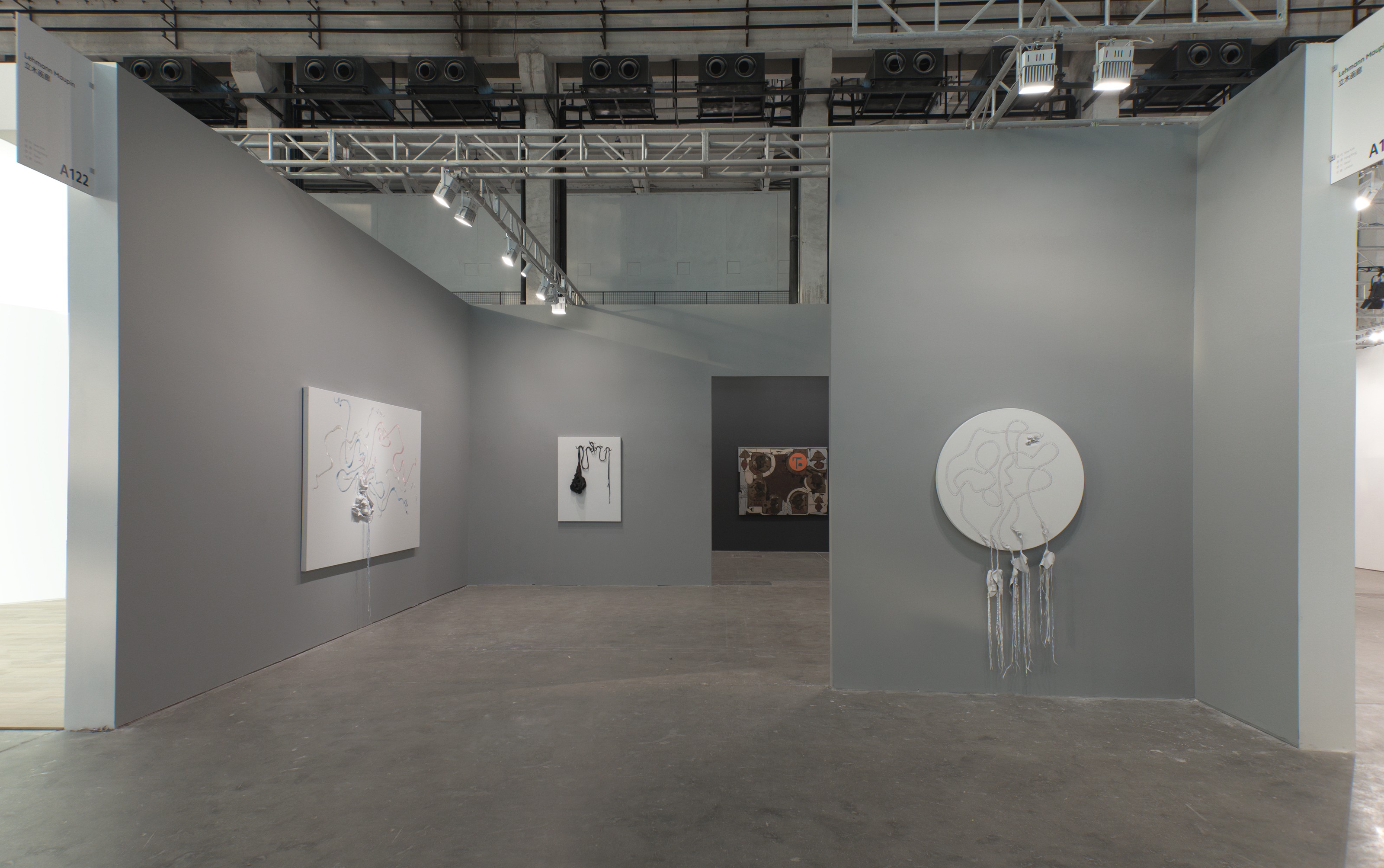 Installation view of Lehmann Maupin, Booth A122 at West Bund Art & Design Fair