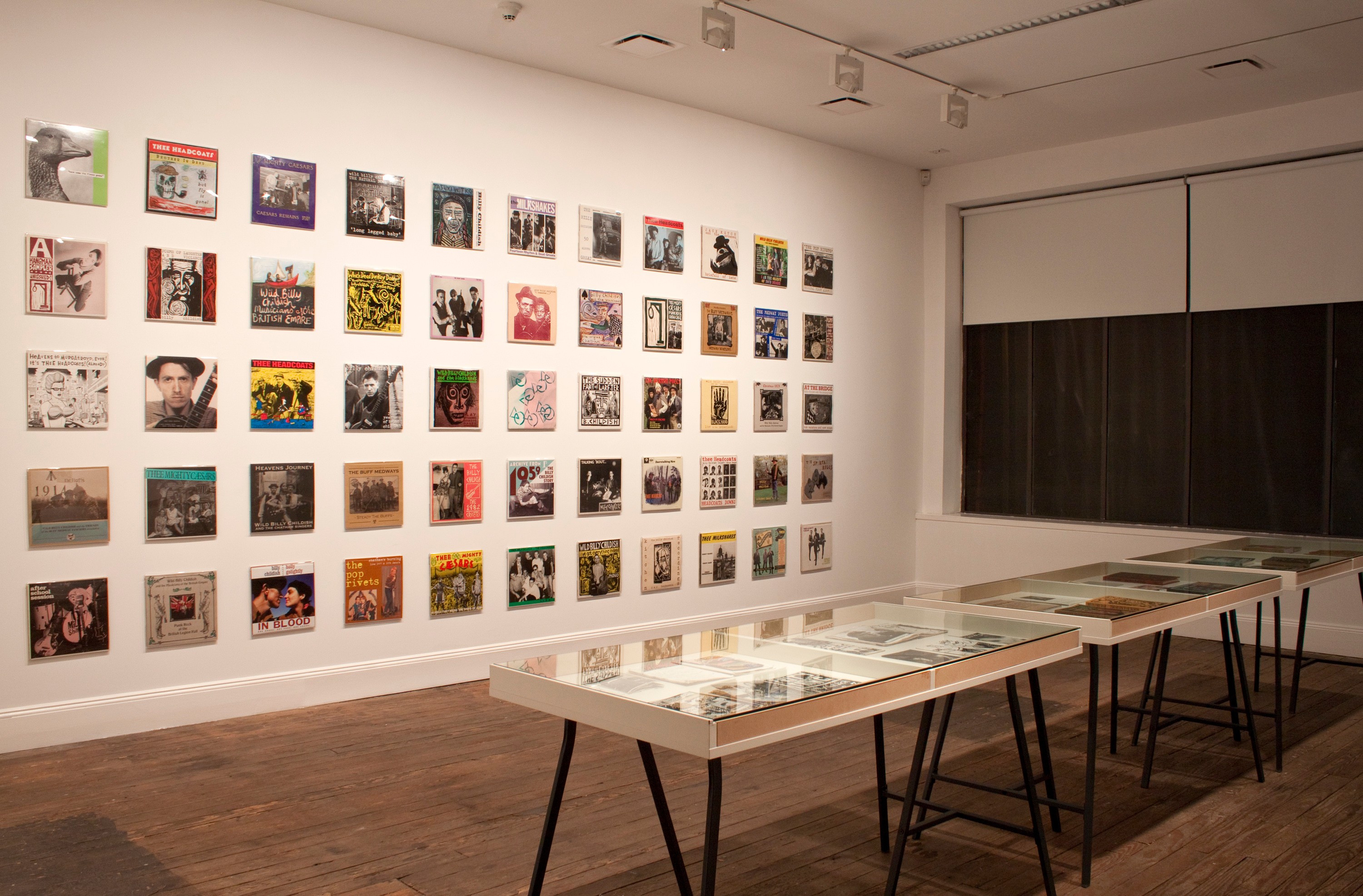 Installation view of I Am the Billy Childish at Lehmann Maupin New York