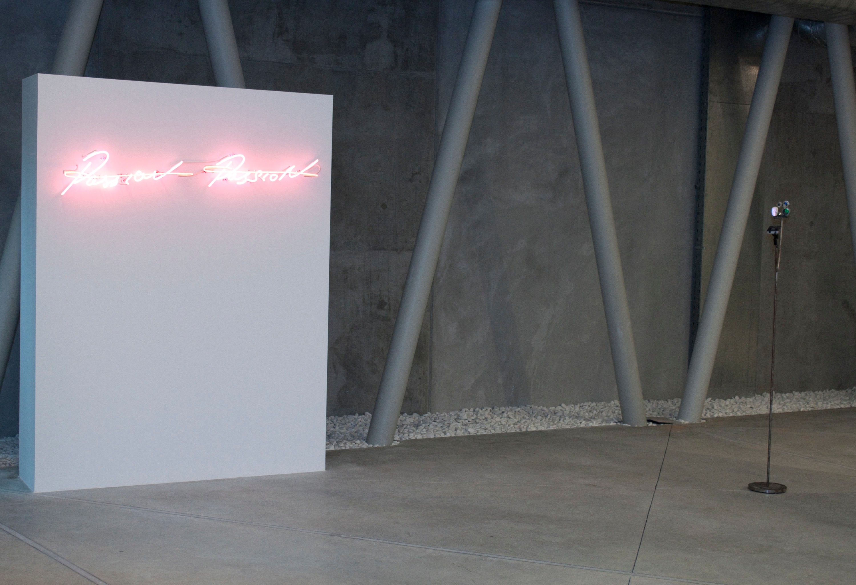 Installation view of Five in Istanbul at Borusan Müzik Evi