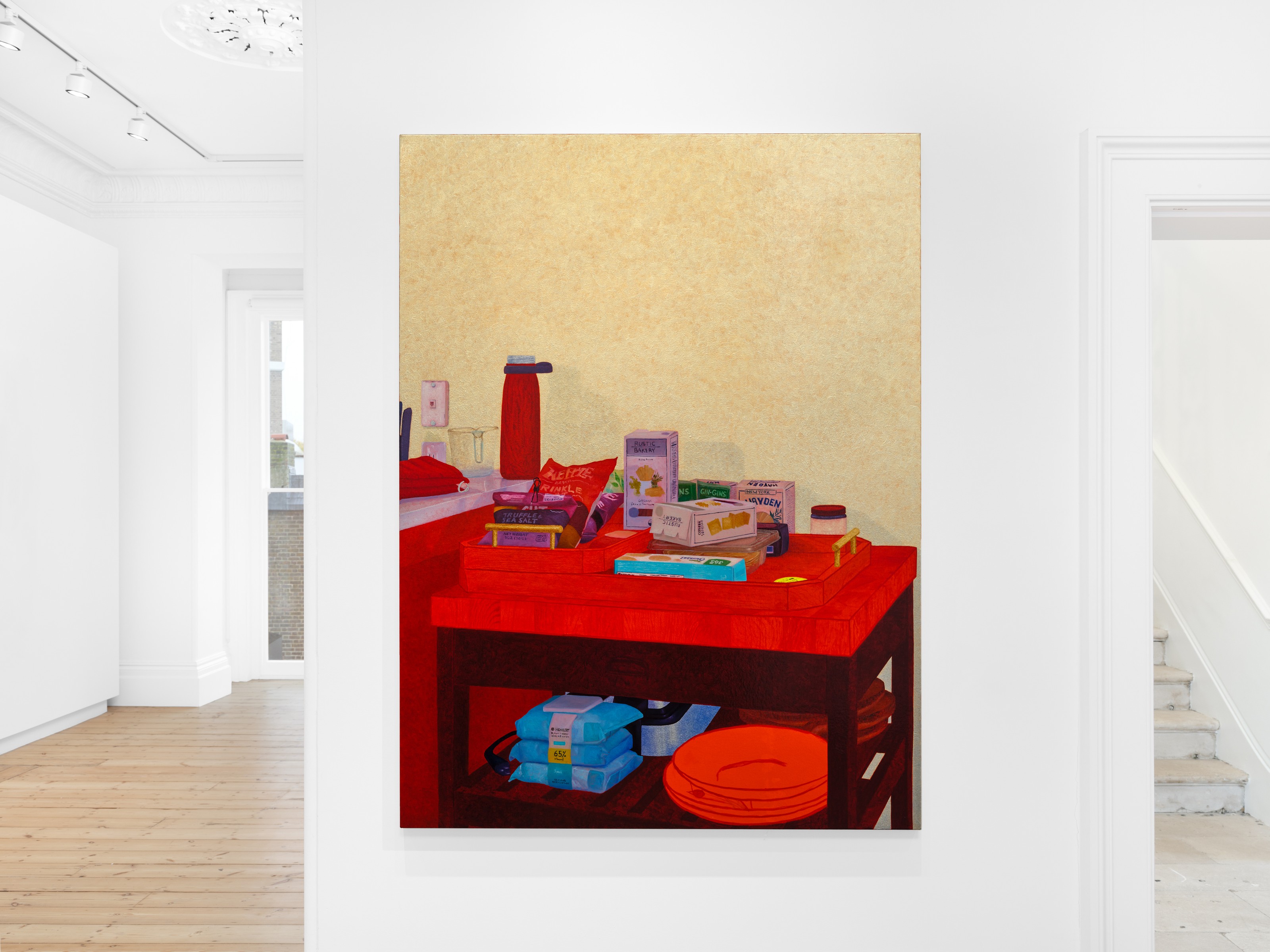 Installation view of Arcmanoro Niles at Lehmann Maupin London