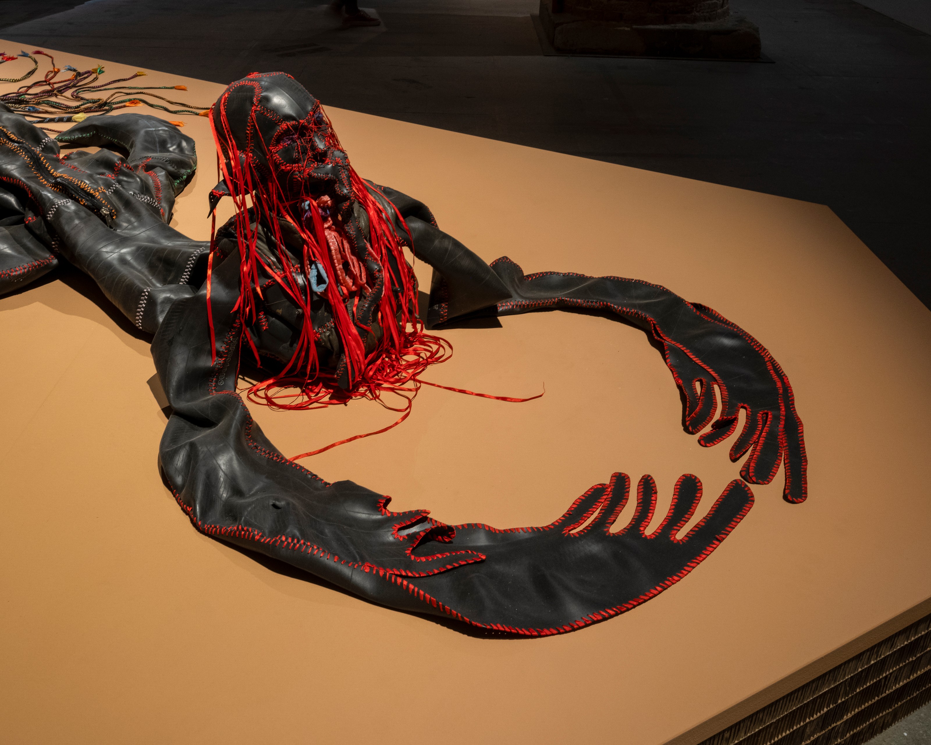 Installation by Nicholas Hlobo
