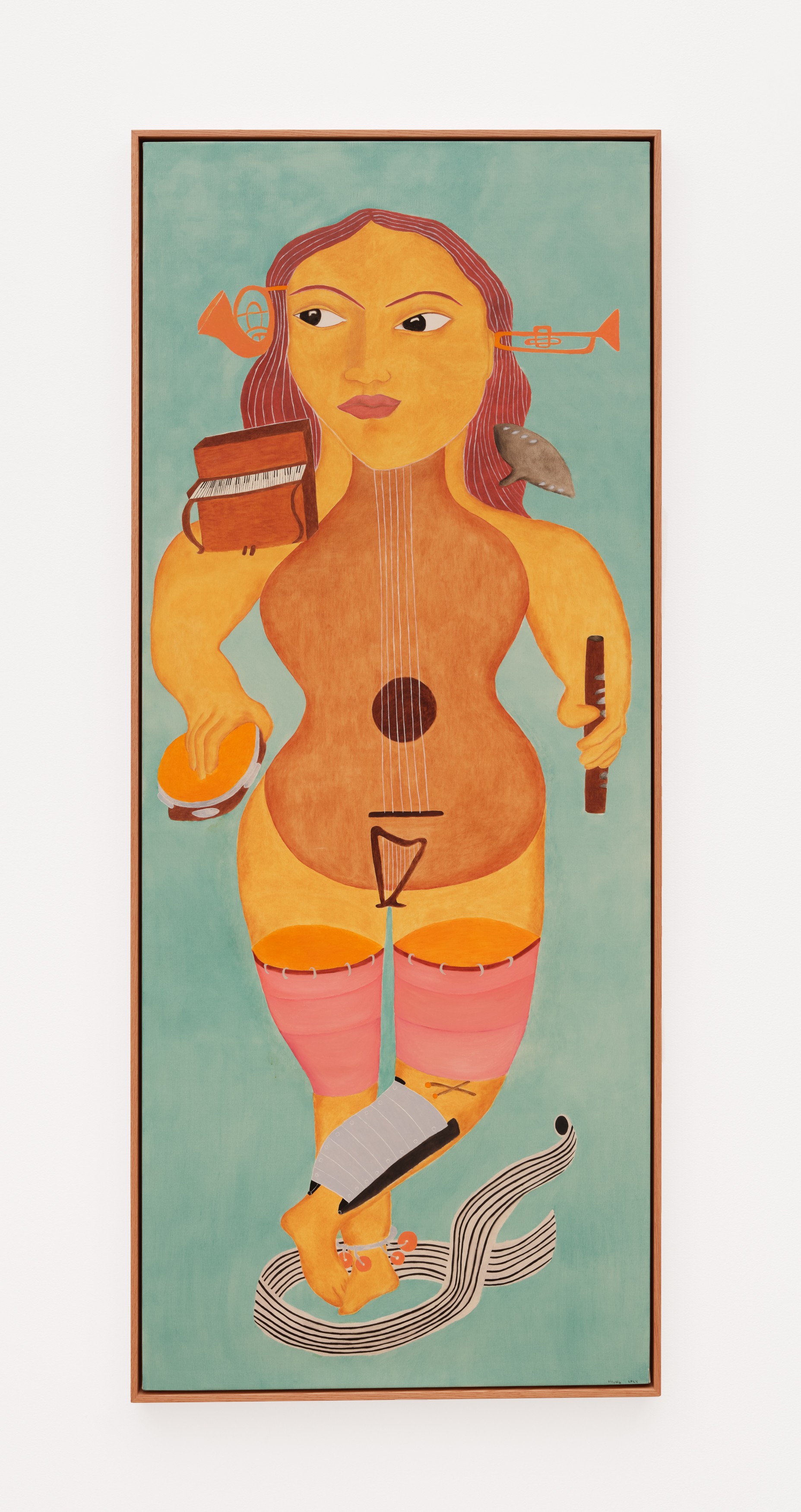 Painting by Cecilia Vicuña