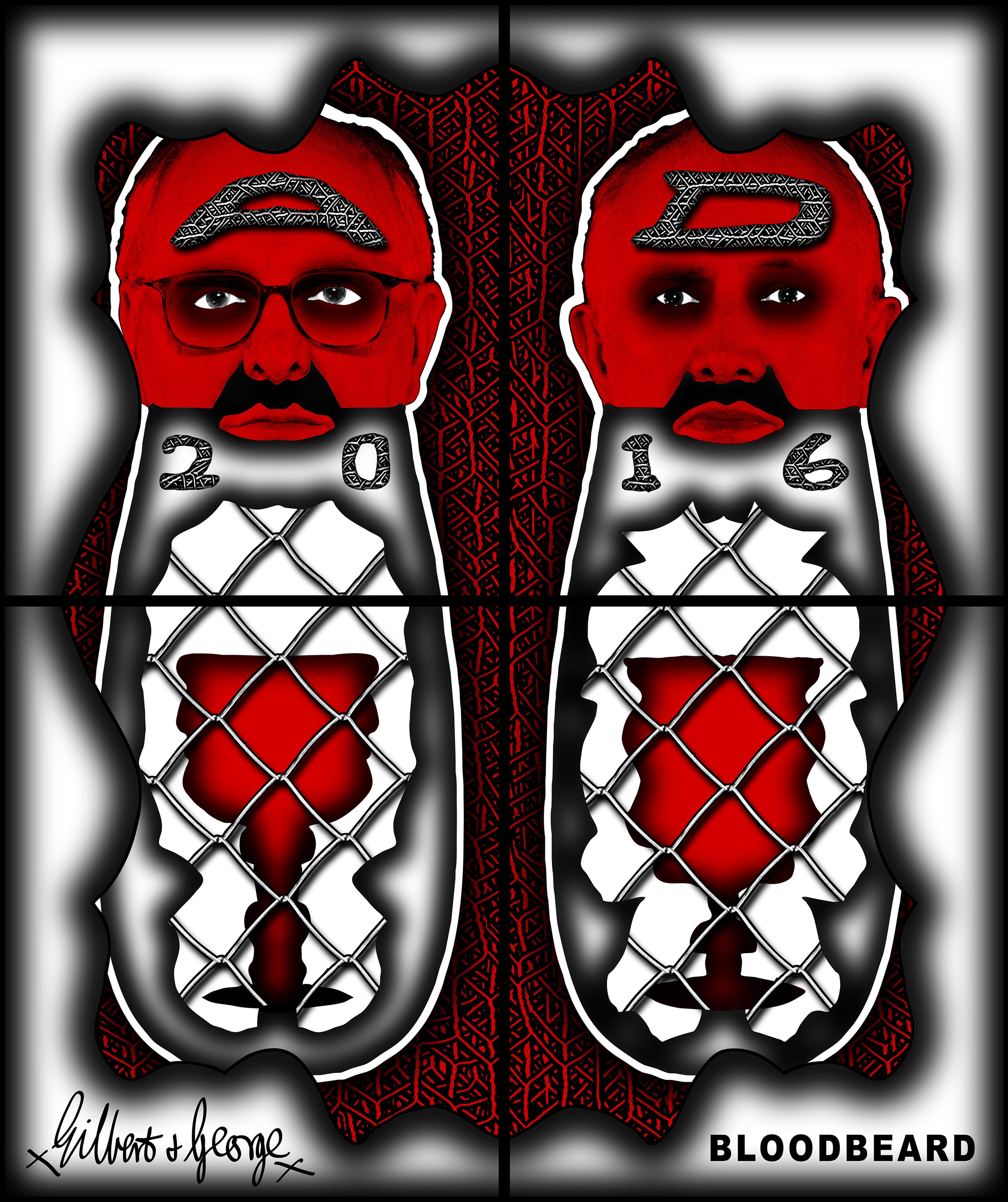 The Beard Pictures by Gilbert & George