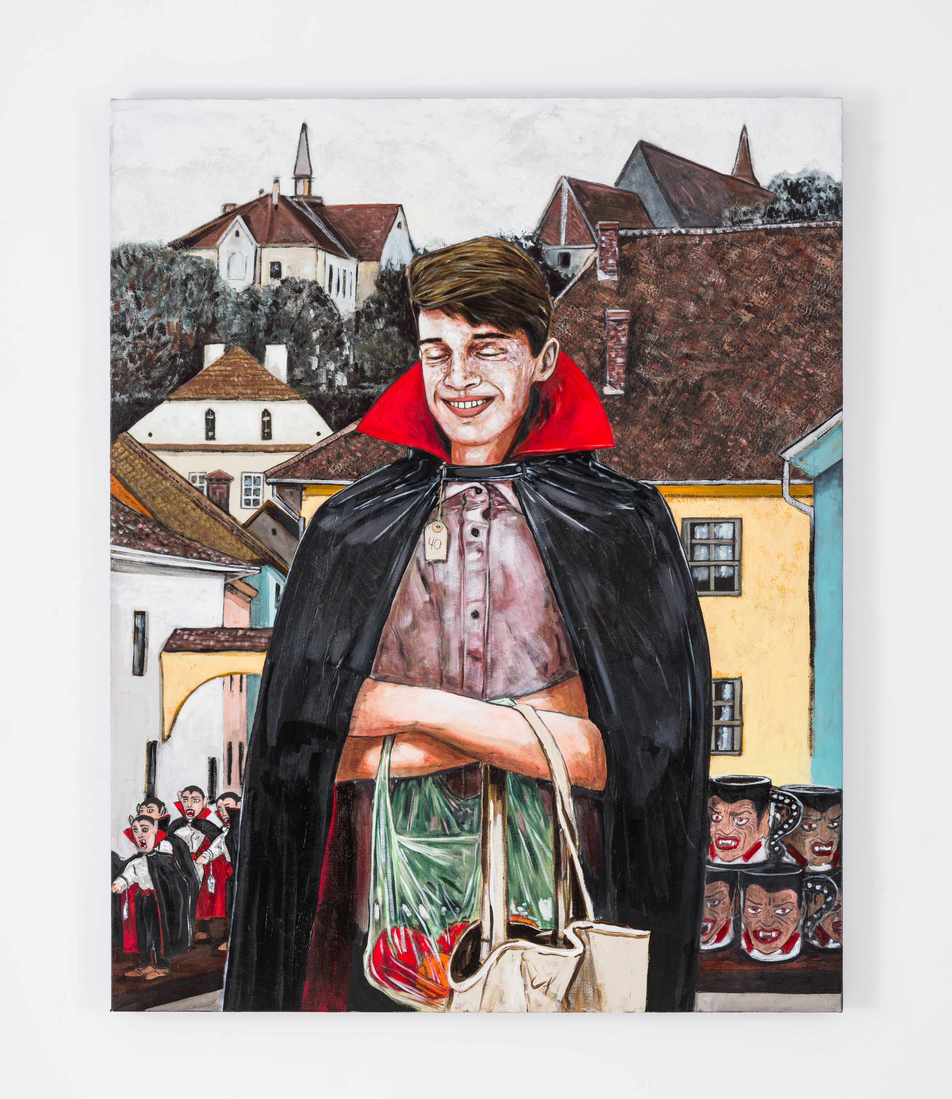Painting by Hernan Bas