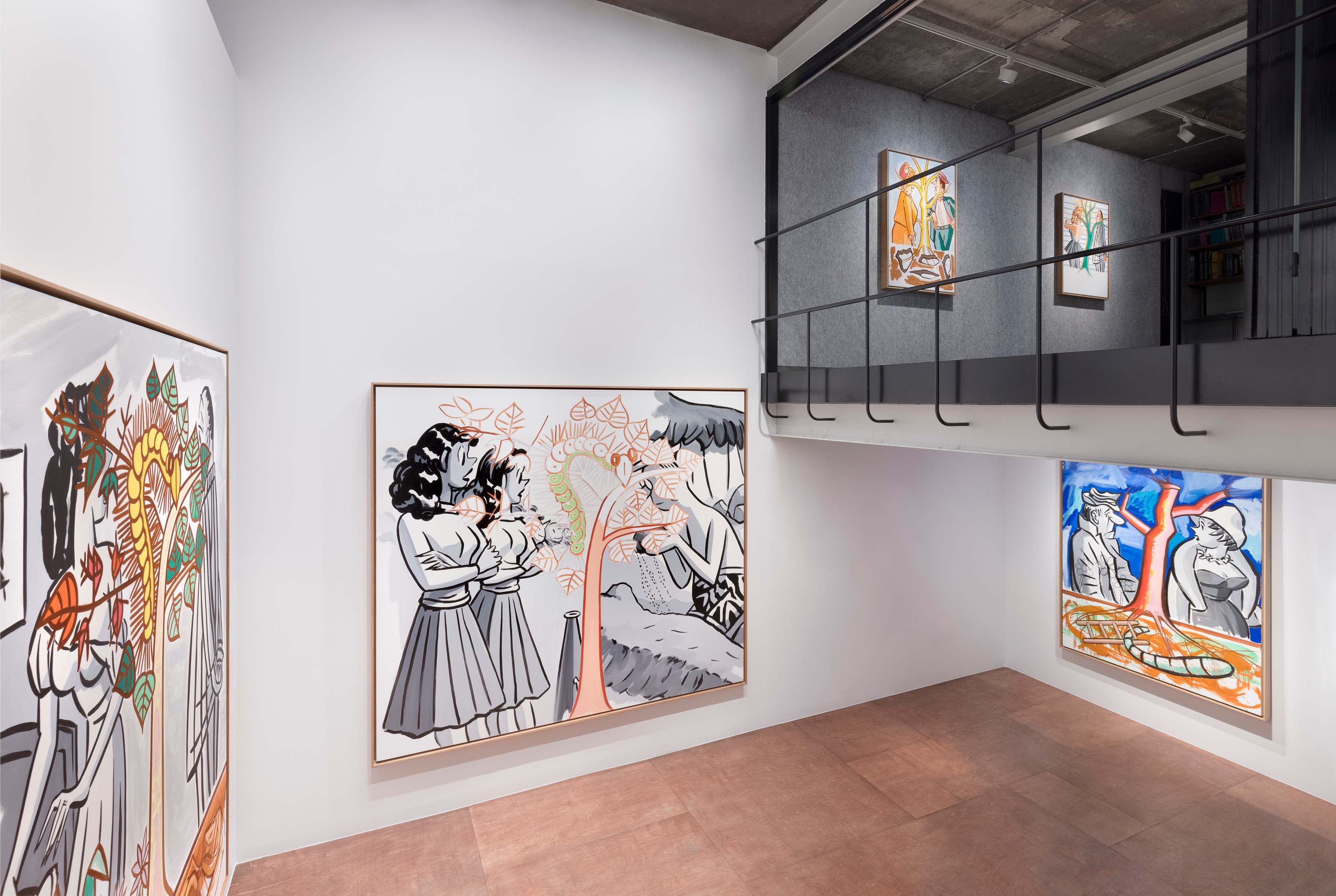 Installation view of David Salle at Lehmann Maupin Seoul