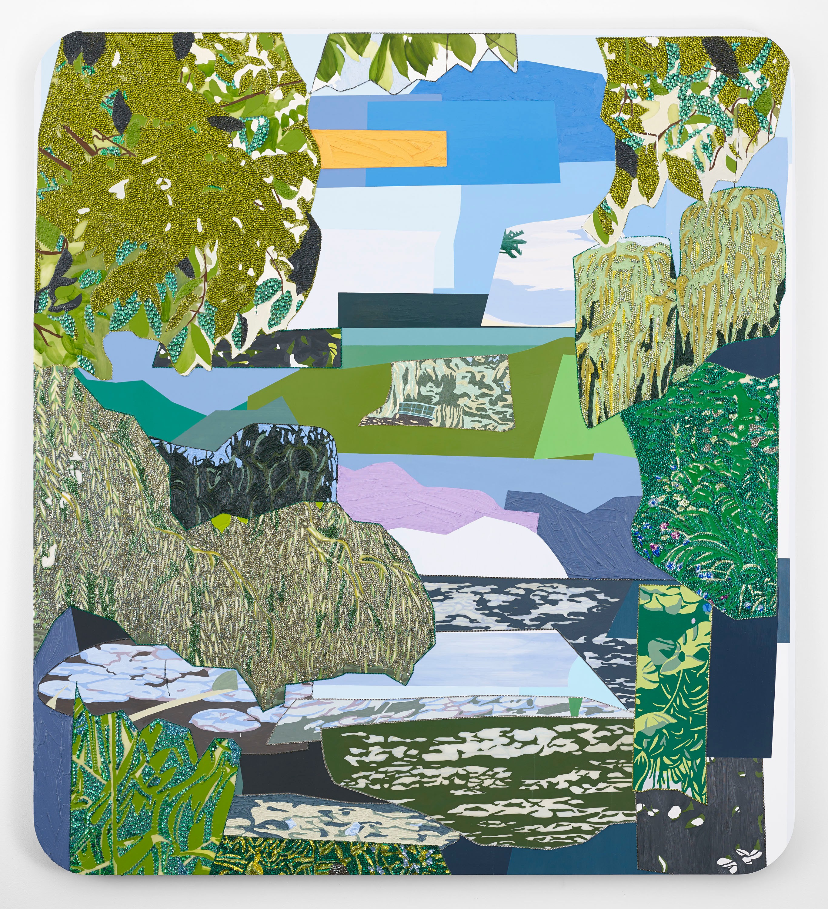 Painting by Mickalene Thomas