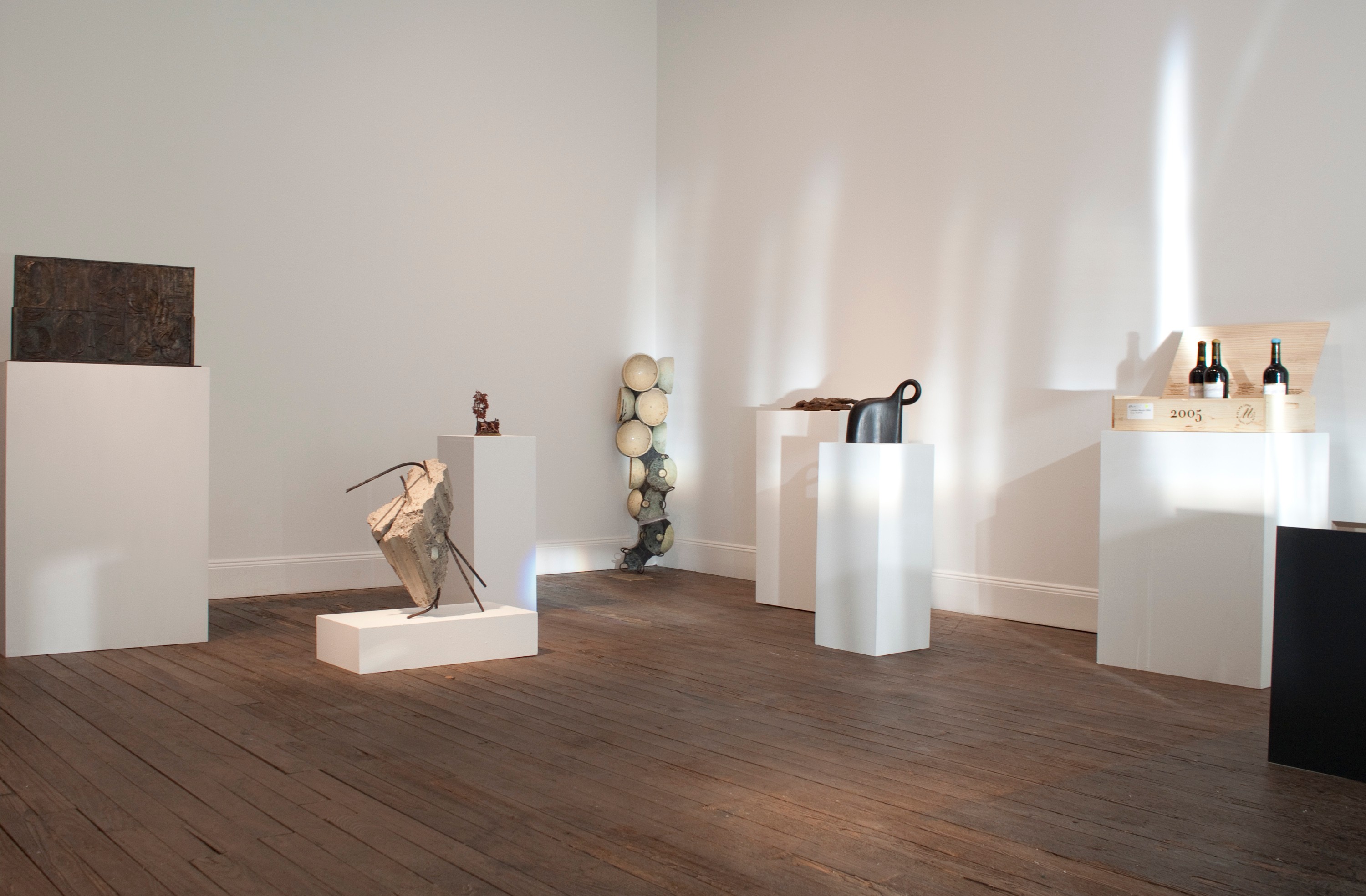 Installation view of Painting and Sculpture: FCA Benefit Exhibition at Lehmann Maupin New York